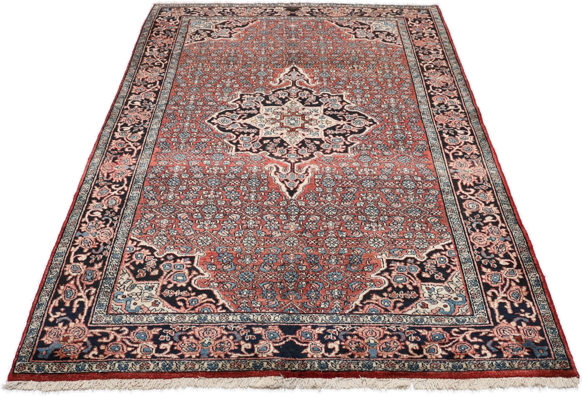 Bijar Perserteppich antik, 128 × 205 cm, Wolle