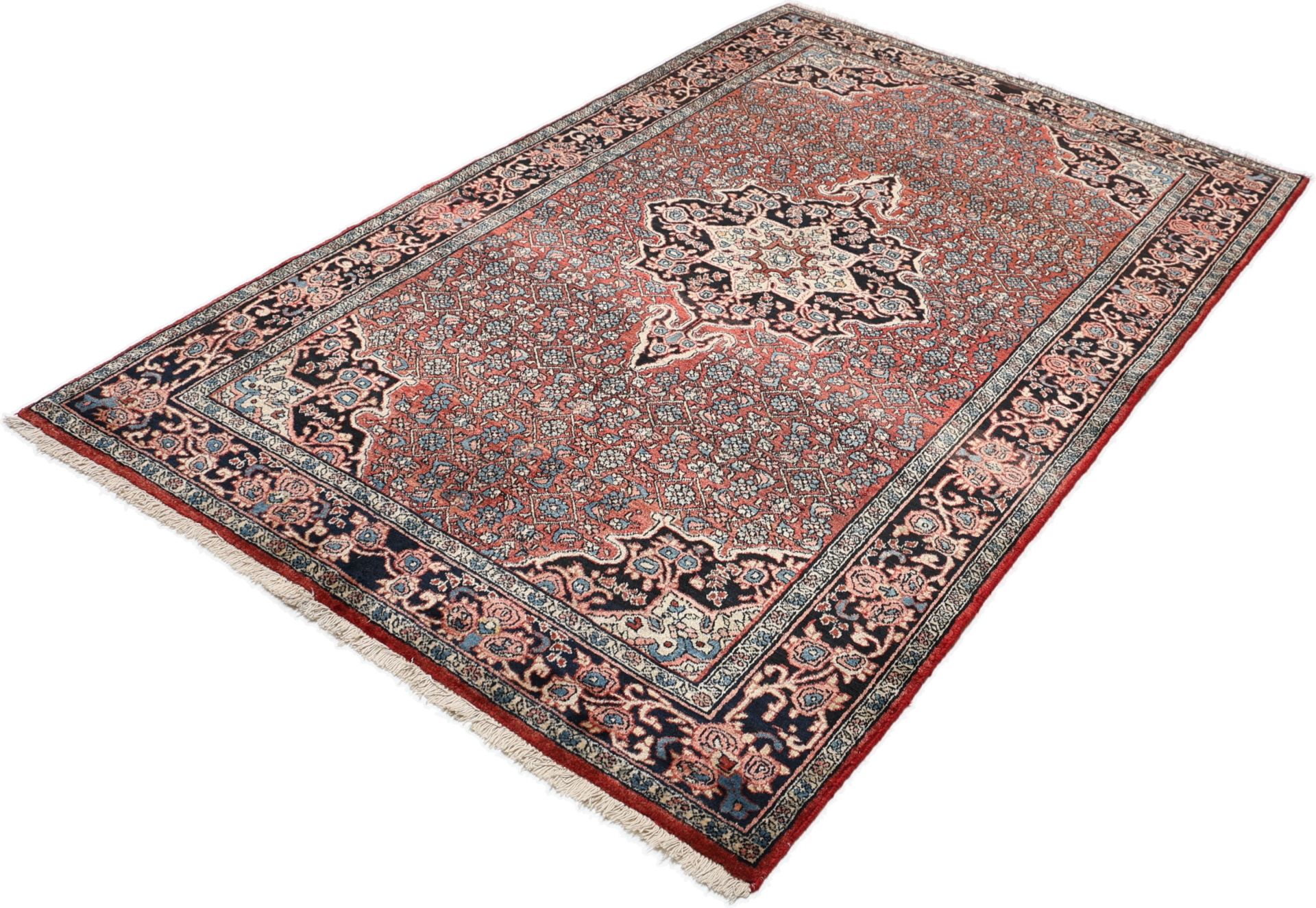 Bijar Perserteppich antik, 128 × 205 cm, Wolle
