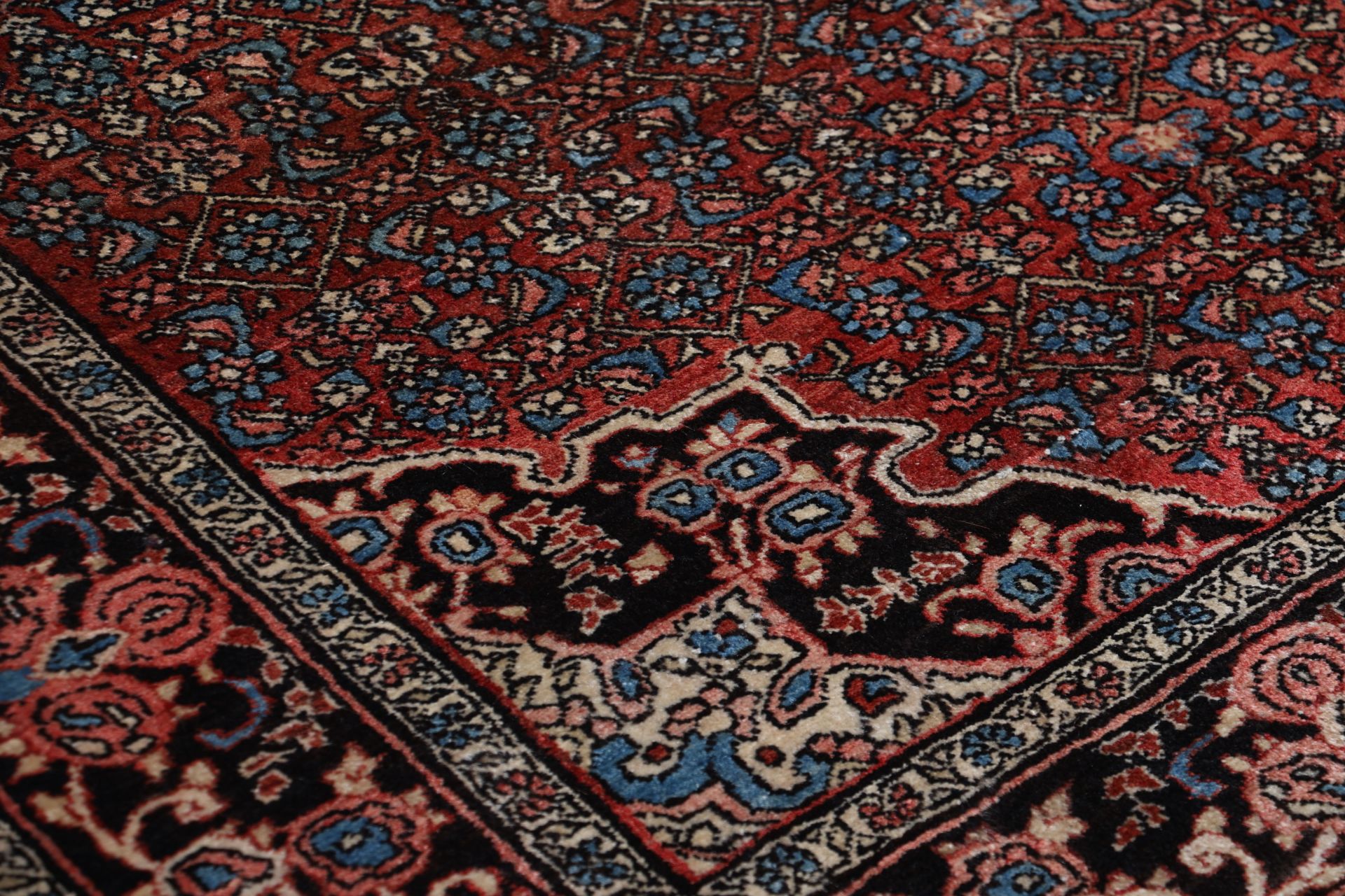 Bijar Perserteppich antik, 128 × 205 cm, Wolle
