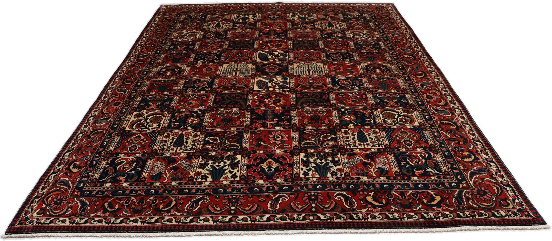 Bakhtiari Perserteppich 268 × 374 cm aus Wolle, handgeknüpft