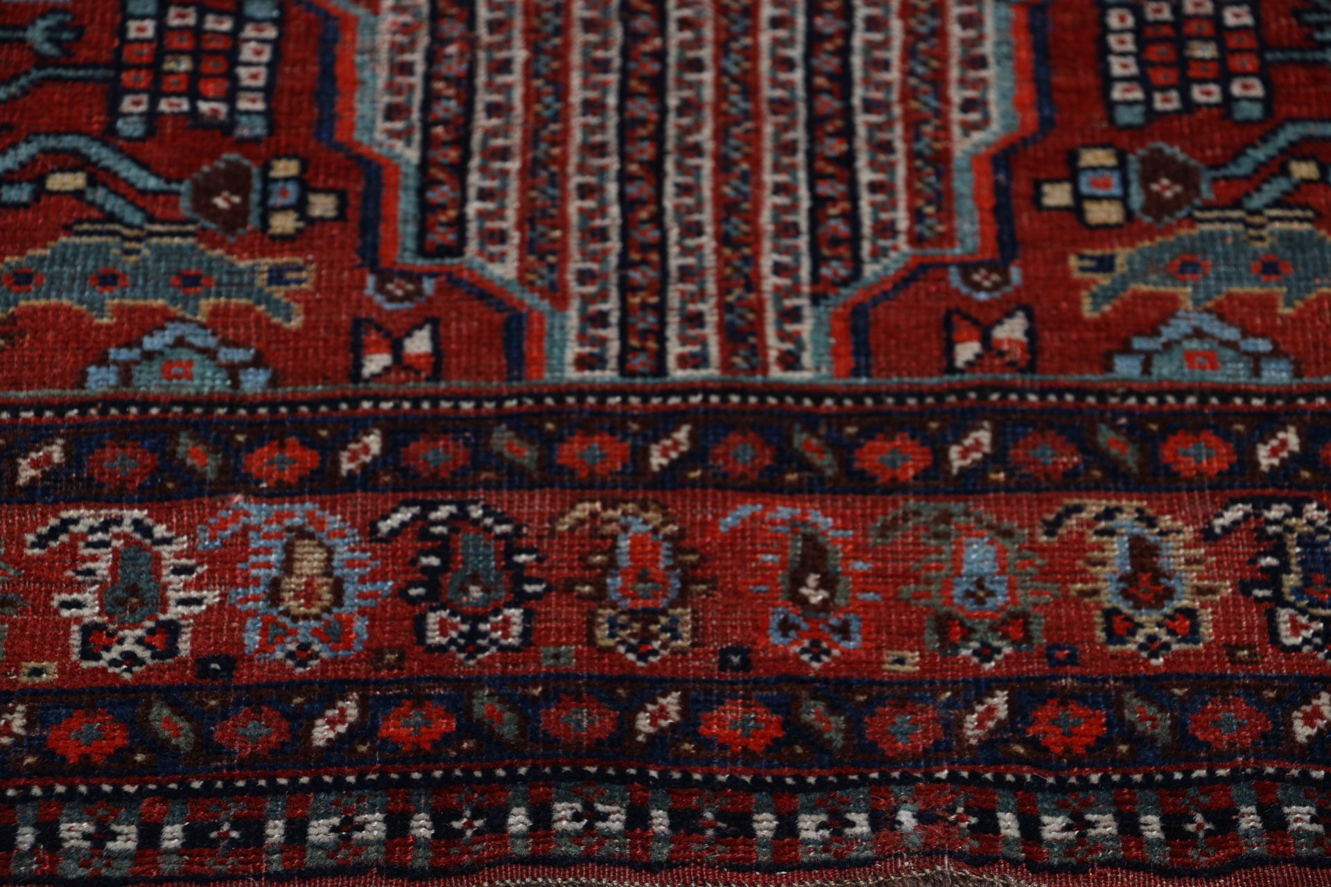 Antiker Qashqai Perserteppich, 132 × 180 cm, Wolle