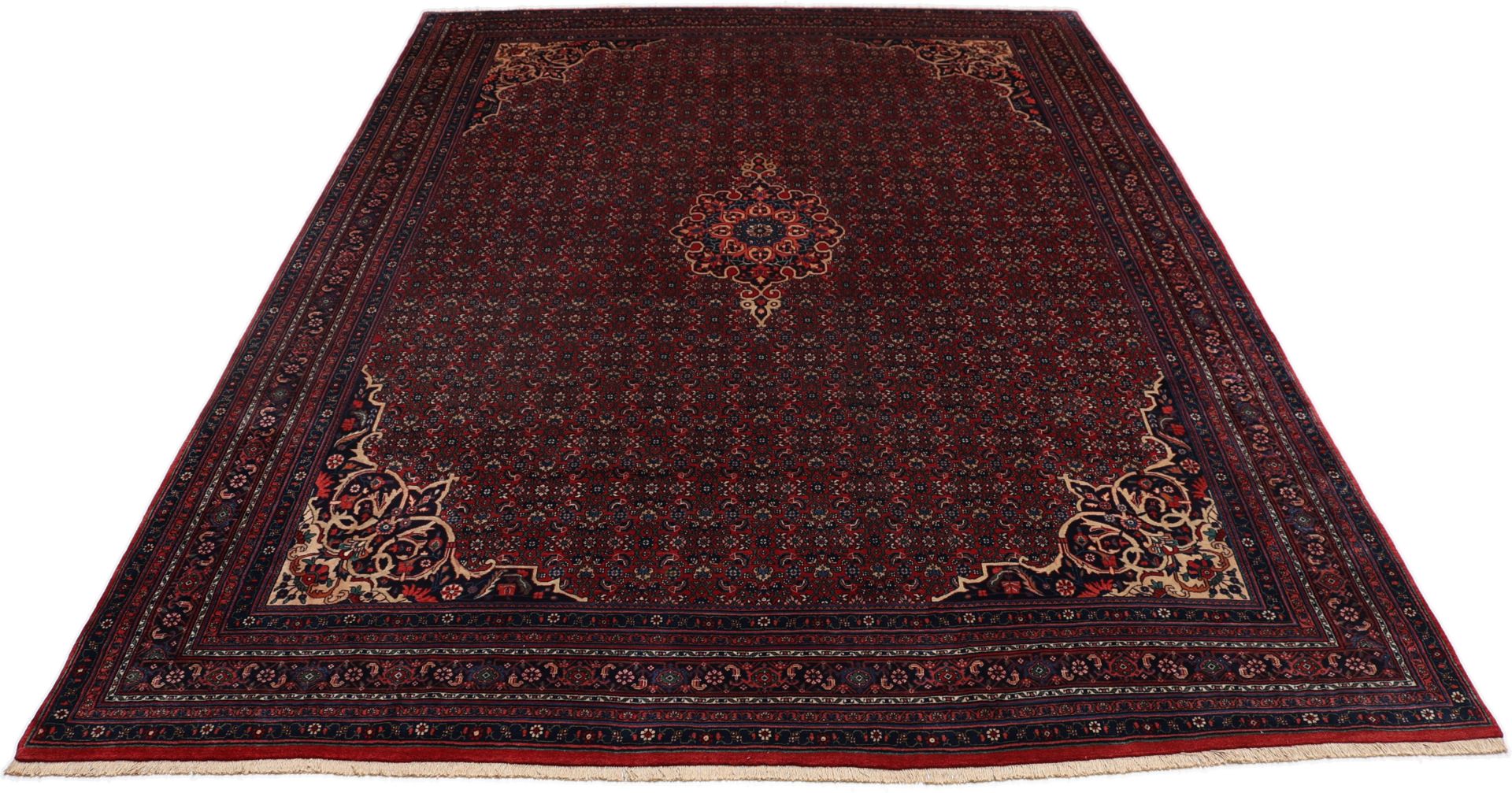 Bijar Perserteppich aus Iran, 258 × 361 cm