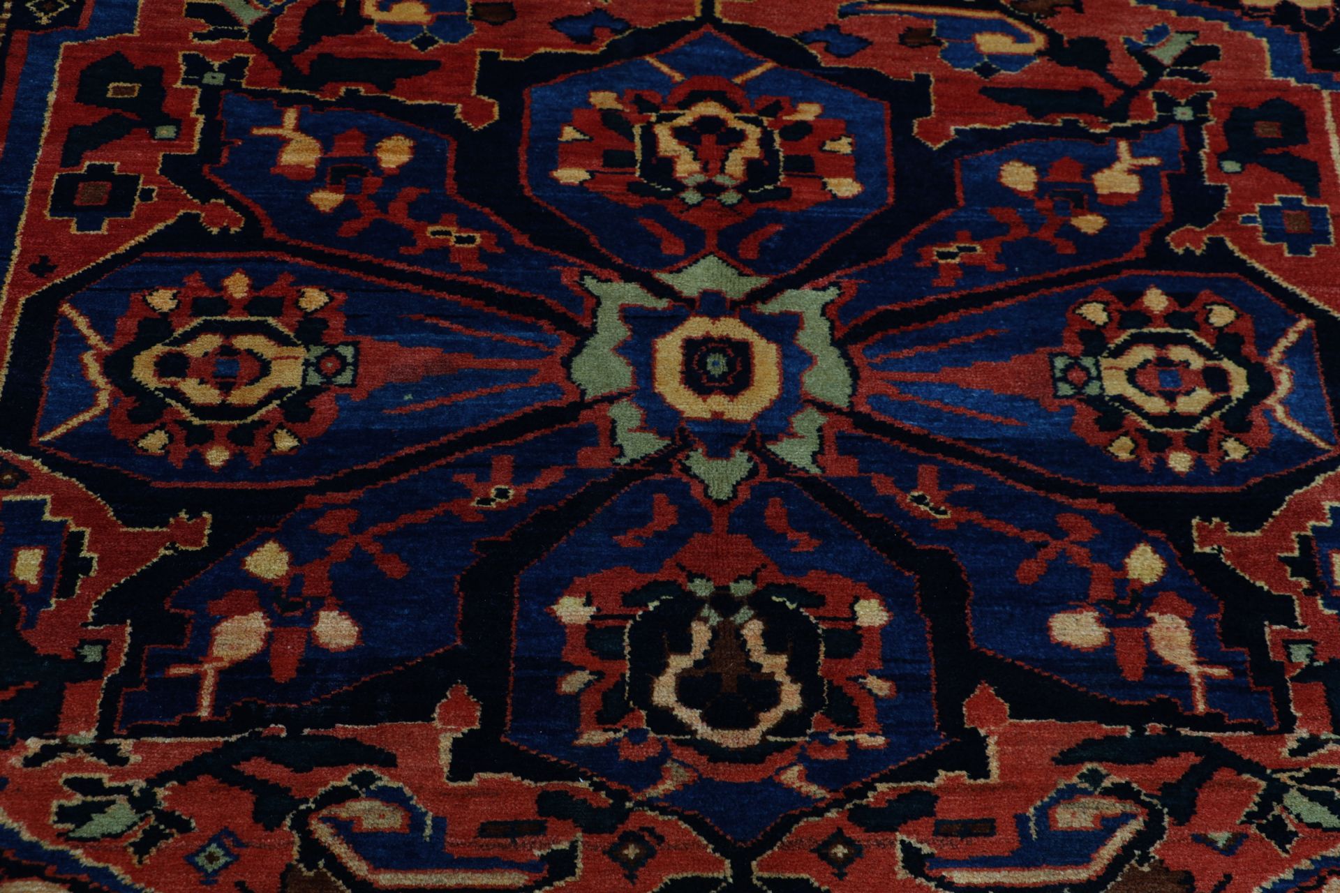 Antiker Bakhtiari Perserteppich, 146 × 237 cm, Wolle