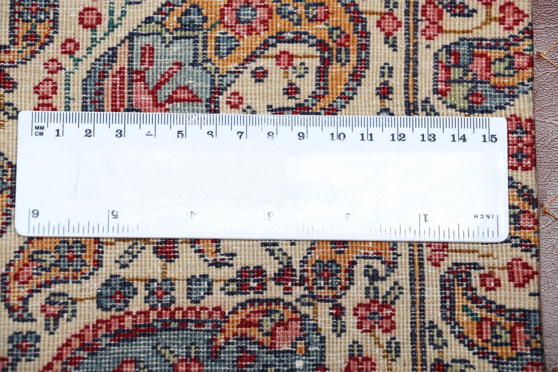 Antiker Kerman Perserteppich aus Iran, 140 × 204 cm