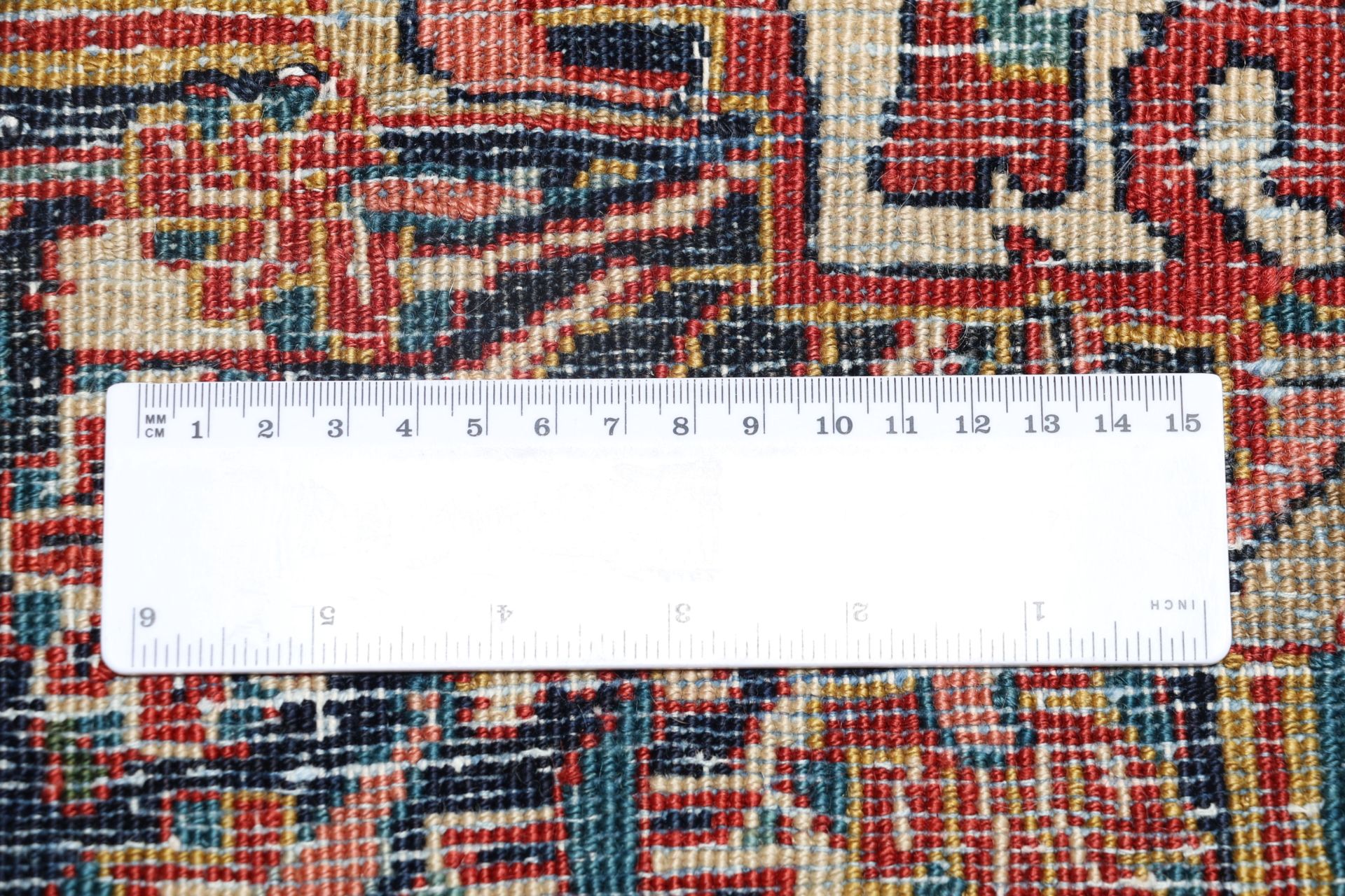 Antiker Sarough Perserteppich, 264 × 346 cm, Wolle