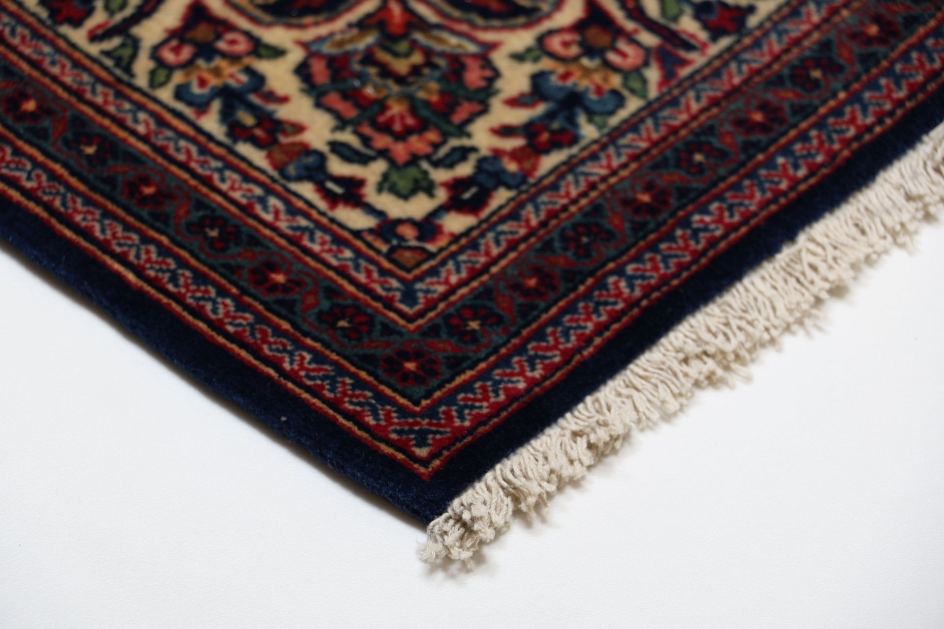 Kashan Perserteppich antik, 134 × 200 cm, Wolle