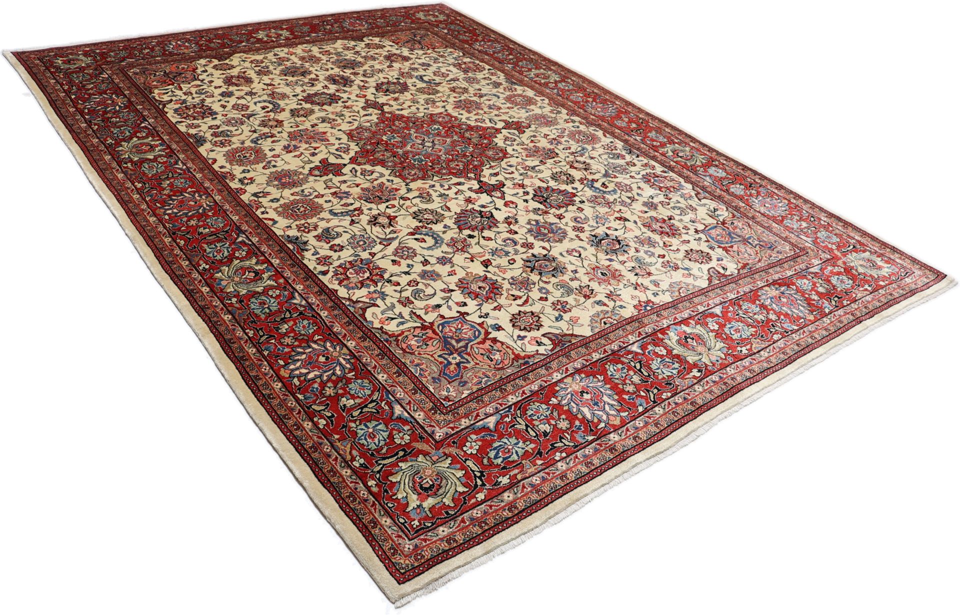 Handgeknüpfter Sarough Perserteppich 260 × 360 cm