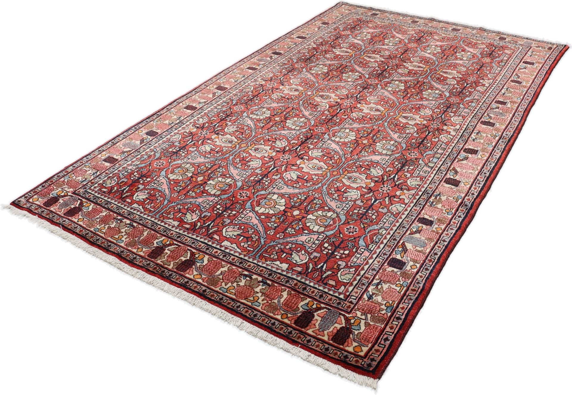 Perserteppich 135 × 225 cm aus Wolle, handgeknüpft