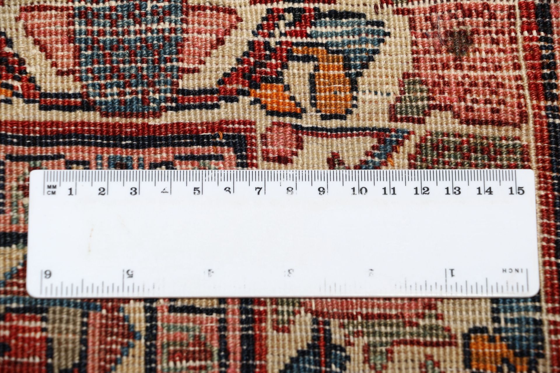 Perserteppich 135 × 225 cm aus Wolle, handgeknüpft