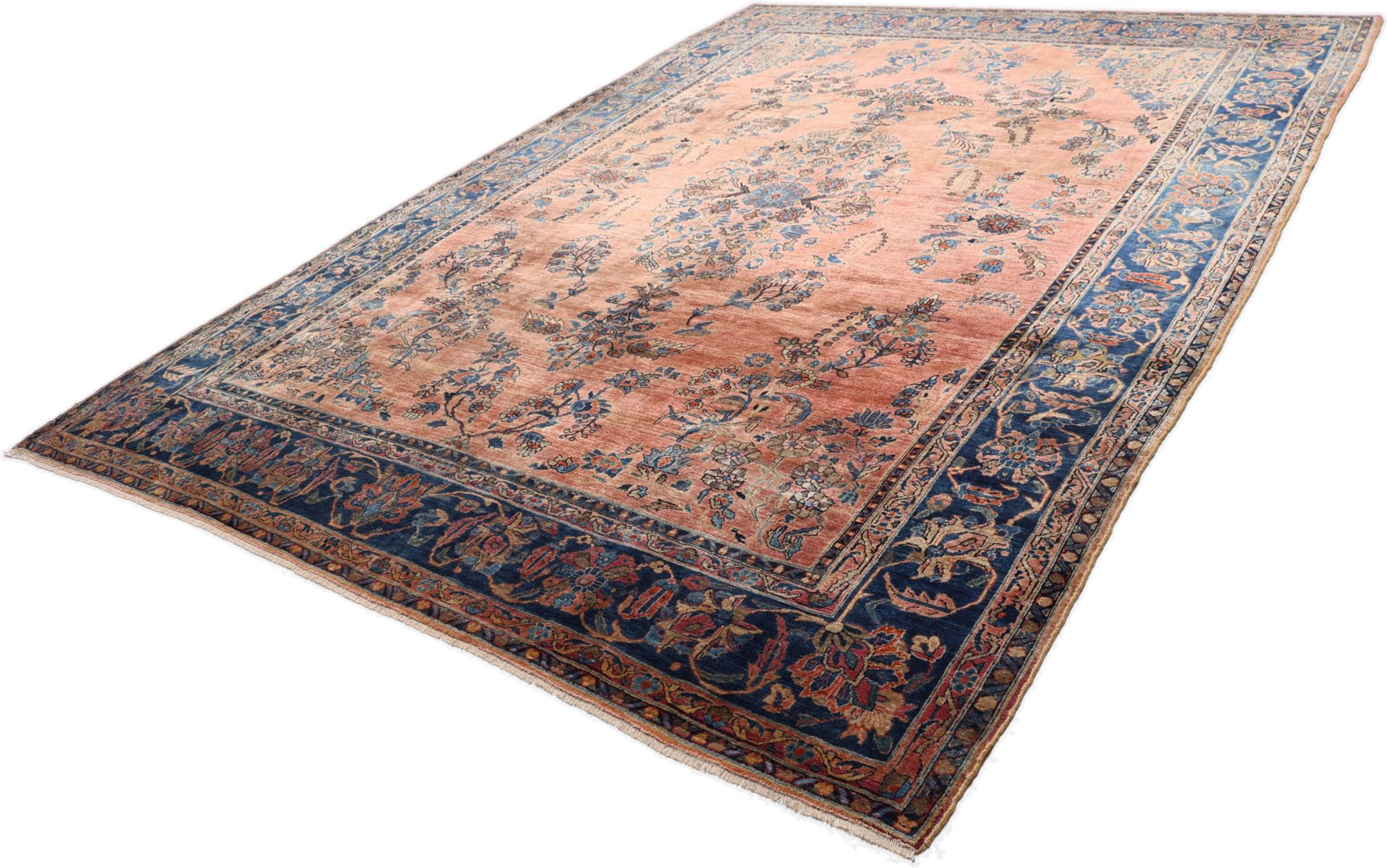 Antiker Sarough Perserteppich aus Iran, 283 × 372 cm