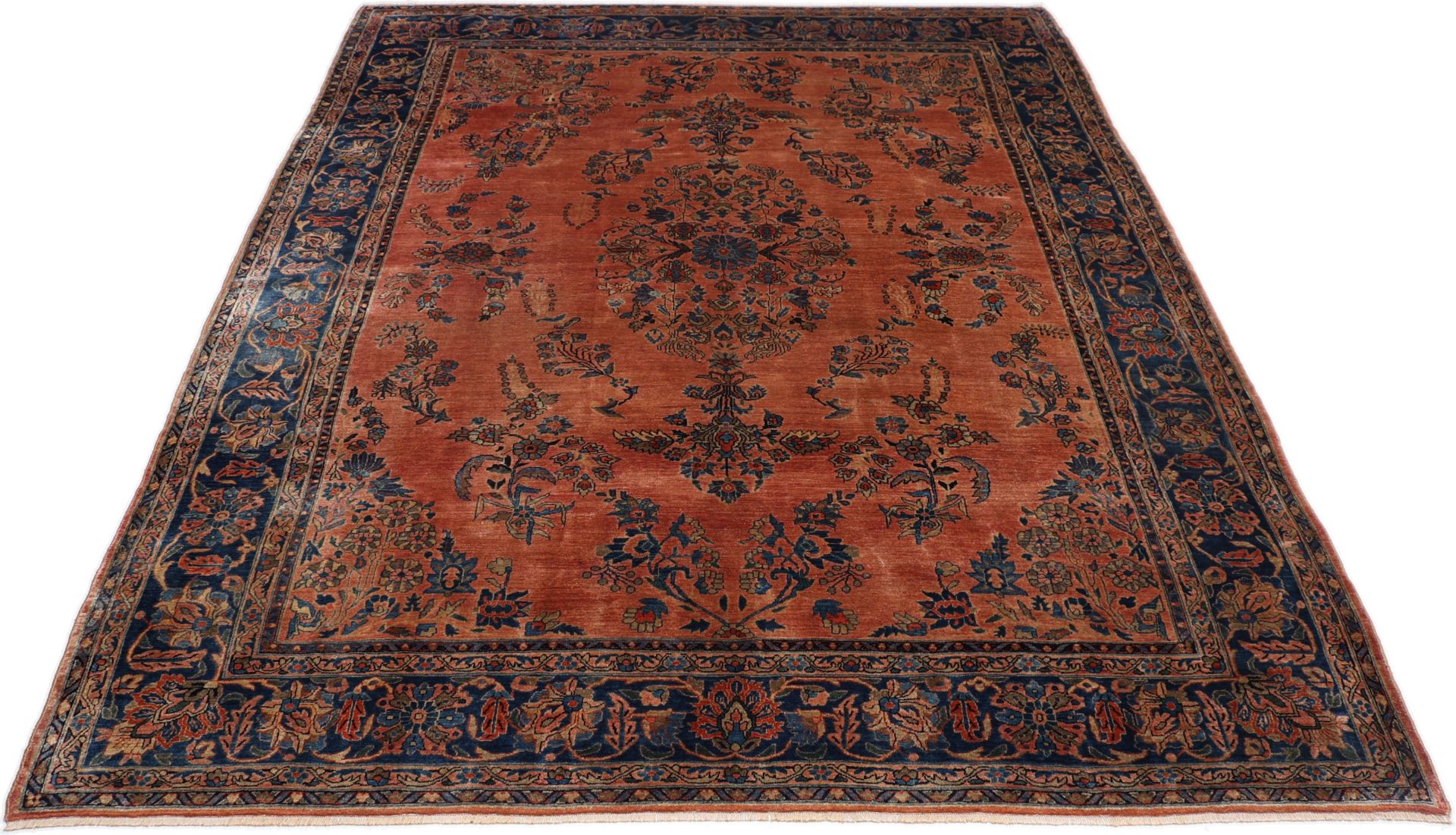 Antiker Sarough Perserteppich aus Iran, 283 × 372 cm