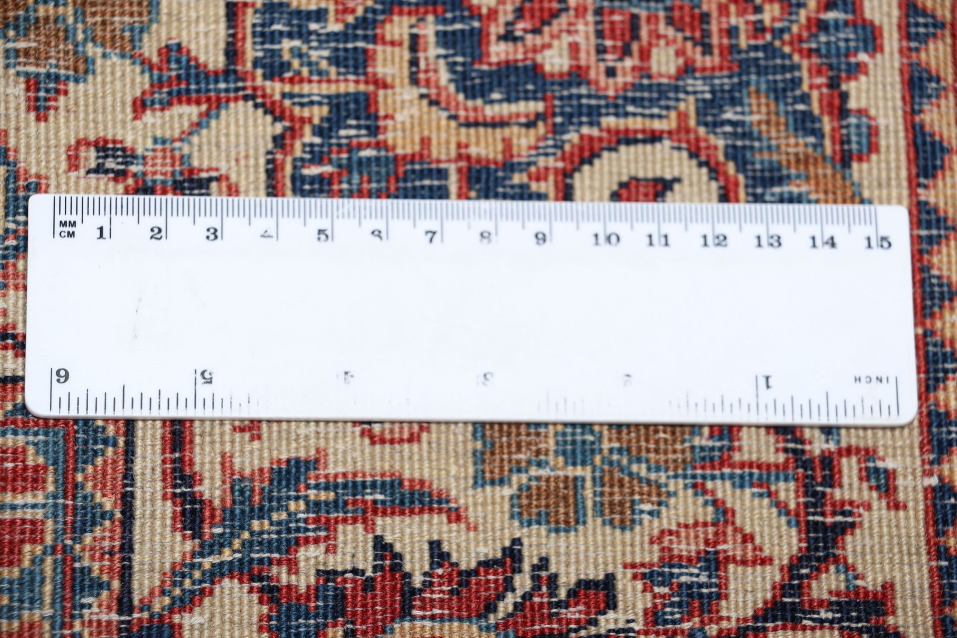 Kashan Perserteppich antik, 136 × 208 cm, Wolle