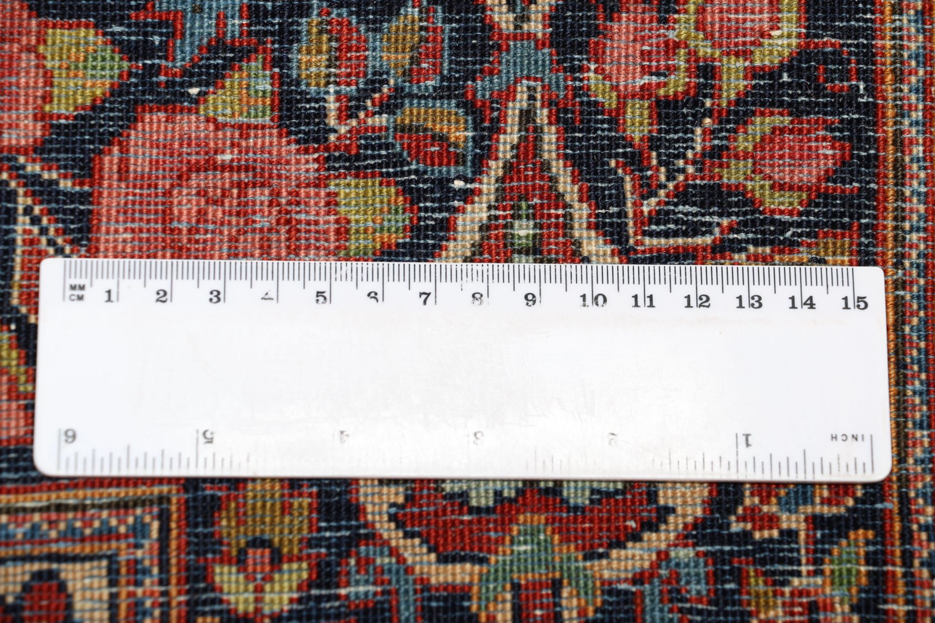 Kashan Perserteppich antik, 130 × 202 cm, Wolle