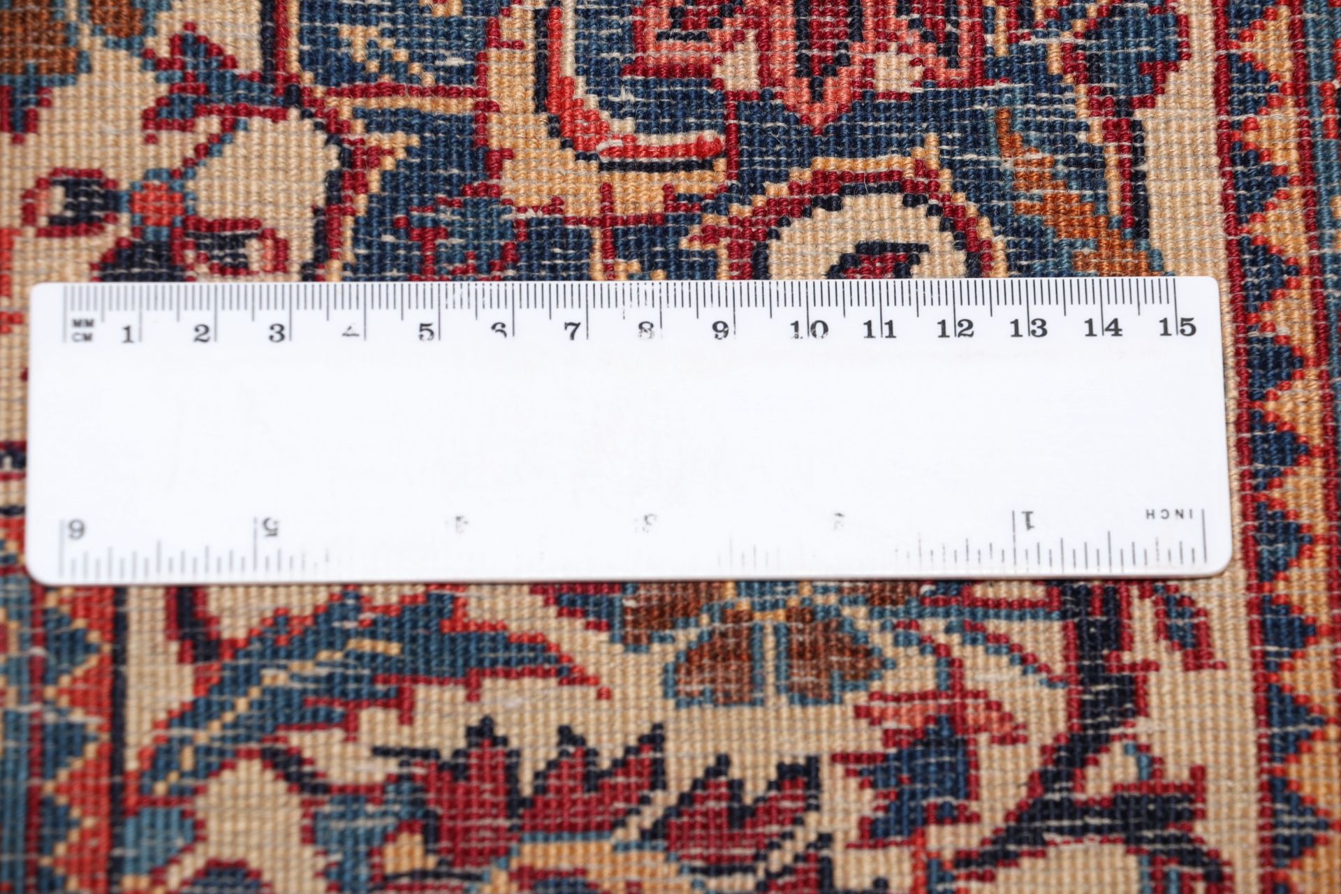 Kashan Perserteppich antik, 134 × 209 cm, Wolle