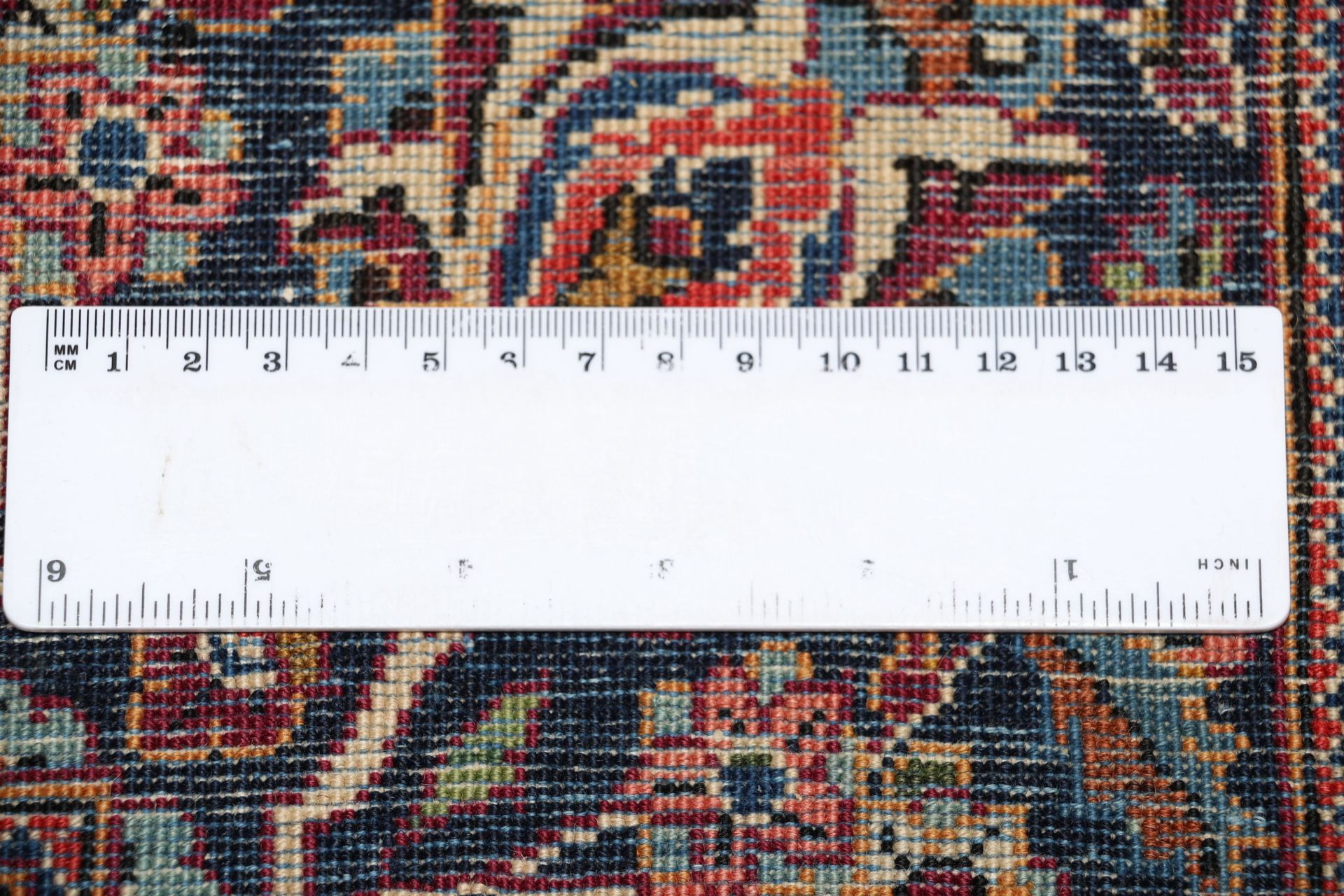 Handgeknüpfter Kashan Perserteppich, 133 × 210 cm, Wolle