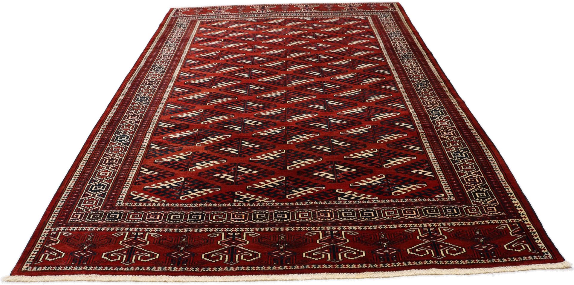 Handgeknüpfter Turkmen Perserteppich 230 × 340 cm