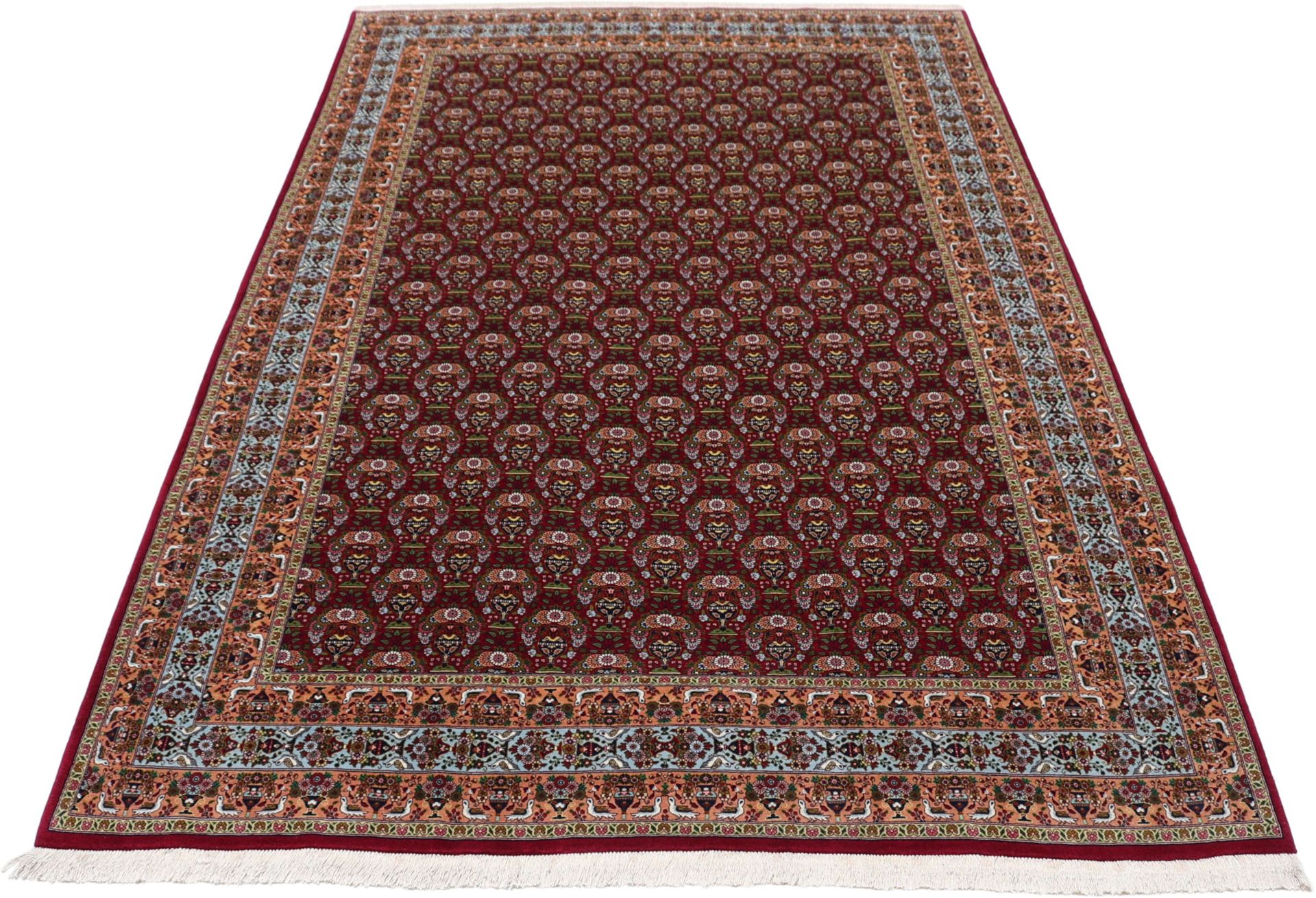 Handgeknüpfter Täbriz Perserteppich, 180 × 275 cm, Wolle & Seide