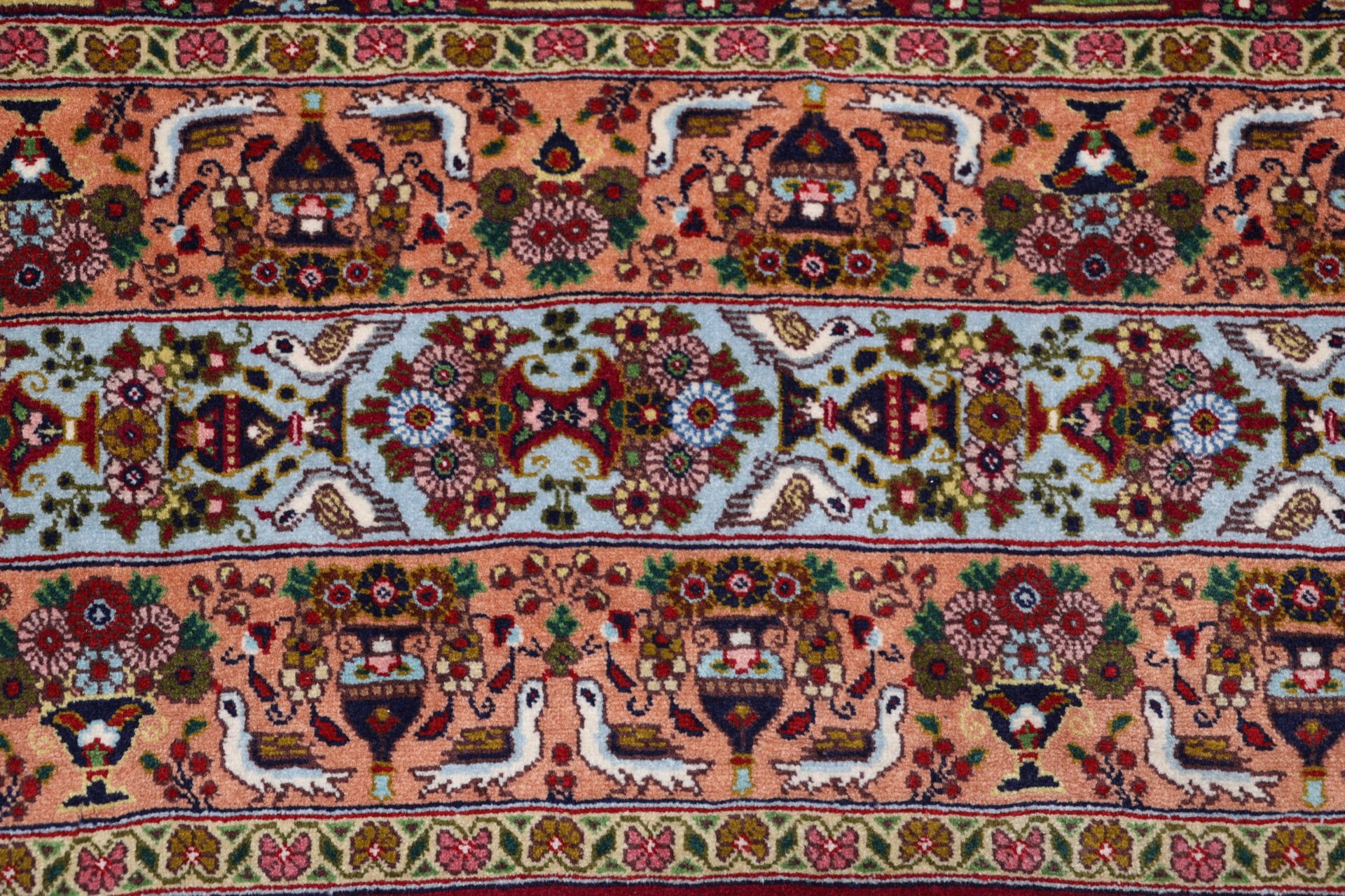 Handgeknüpfter Täbriz Perserteppich, 180 × 275 cm, Wolle & Seide
