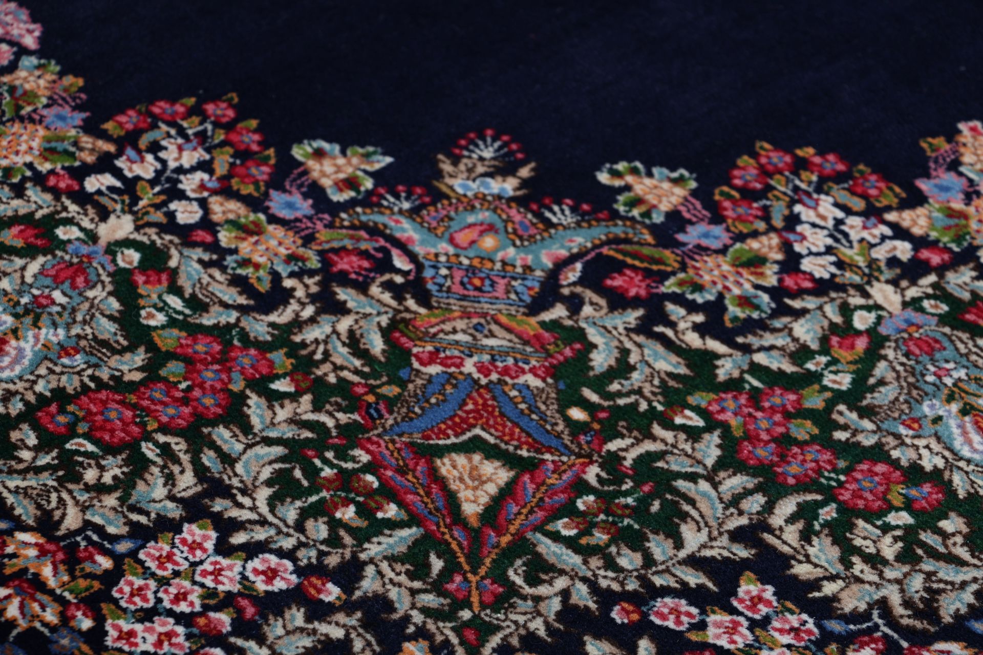 Handgeknüpfter Kerman Perserteppich, 165 × 255 cm, Wolle