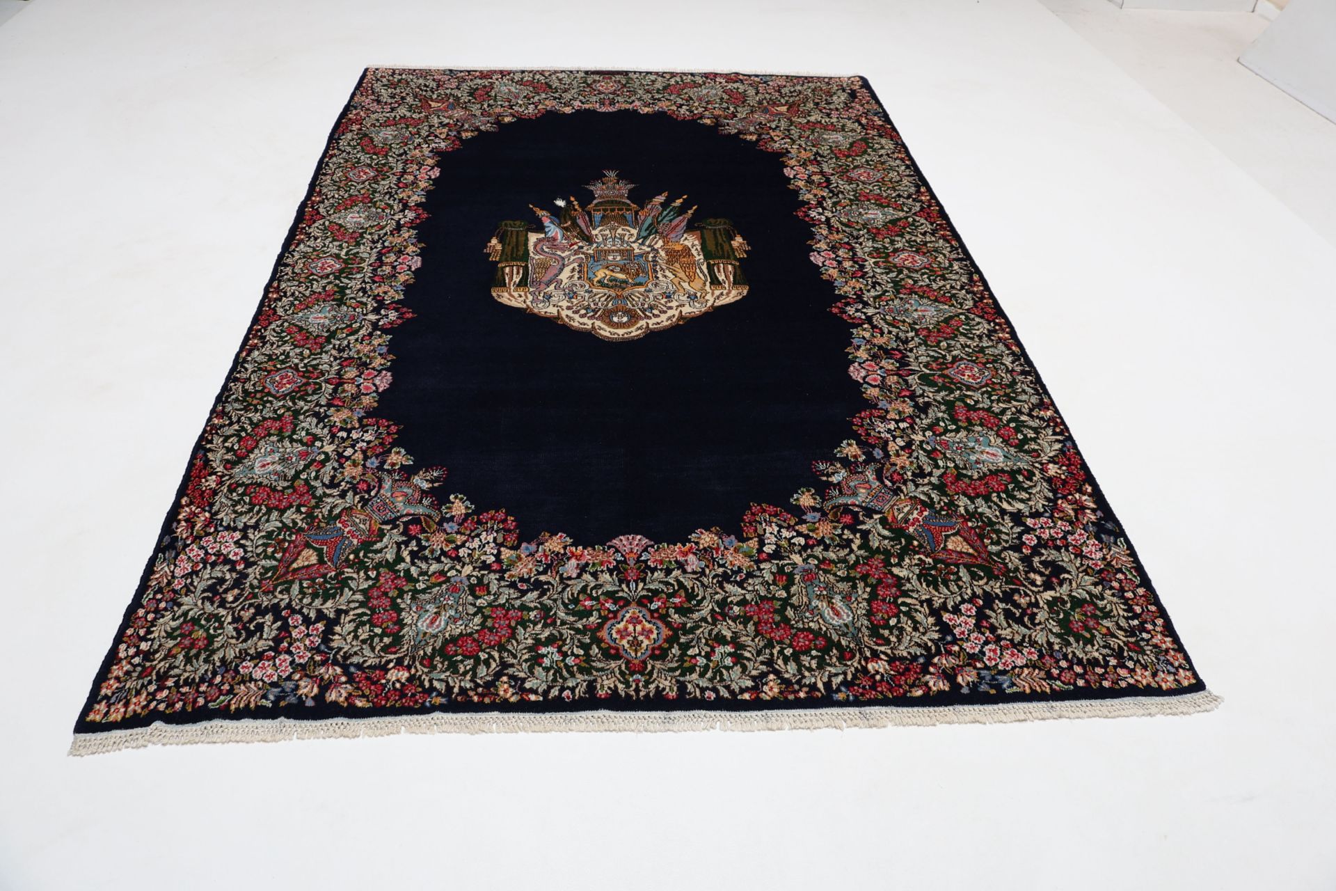 Handgeknüpfter Kerman Perserteppich, 165 × 255 cm, Wolle