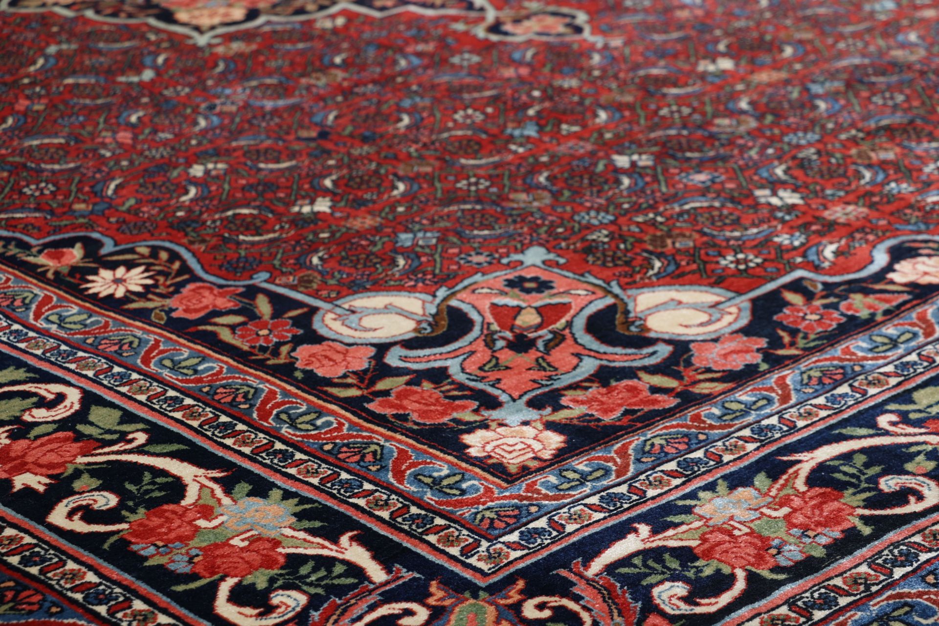 Bijar Perserteppich antik, 267 × 365 cm, Wolle