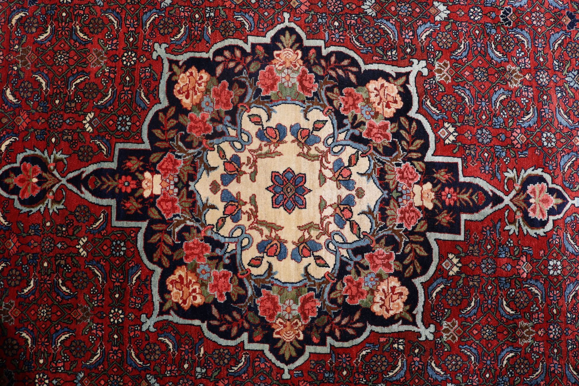 Bijar Perserteppich antik, 267 × 365 cm, Wolle