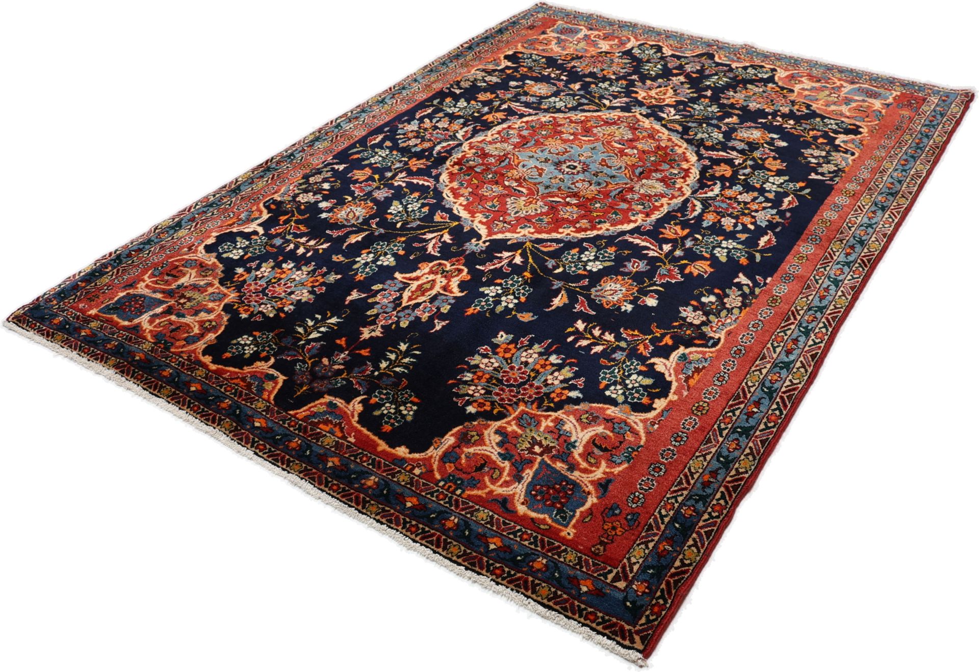 Perserteppich aus Iran, 160 × 215 cm