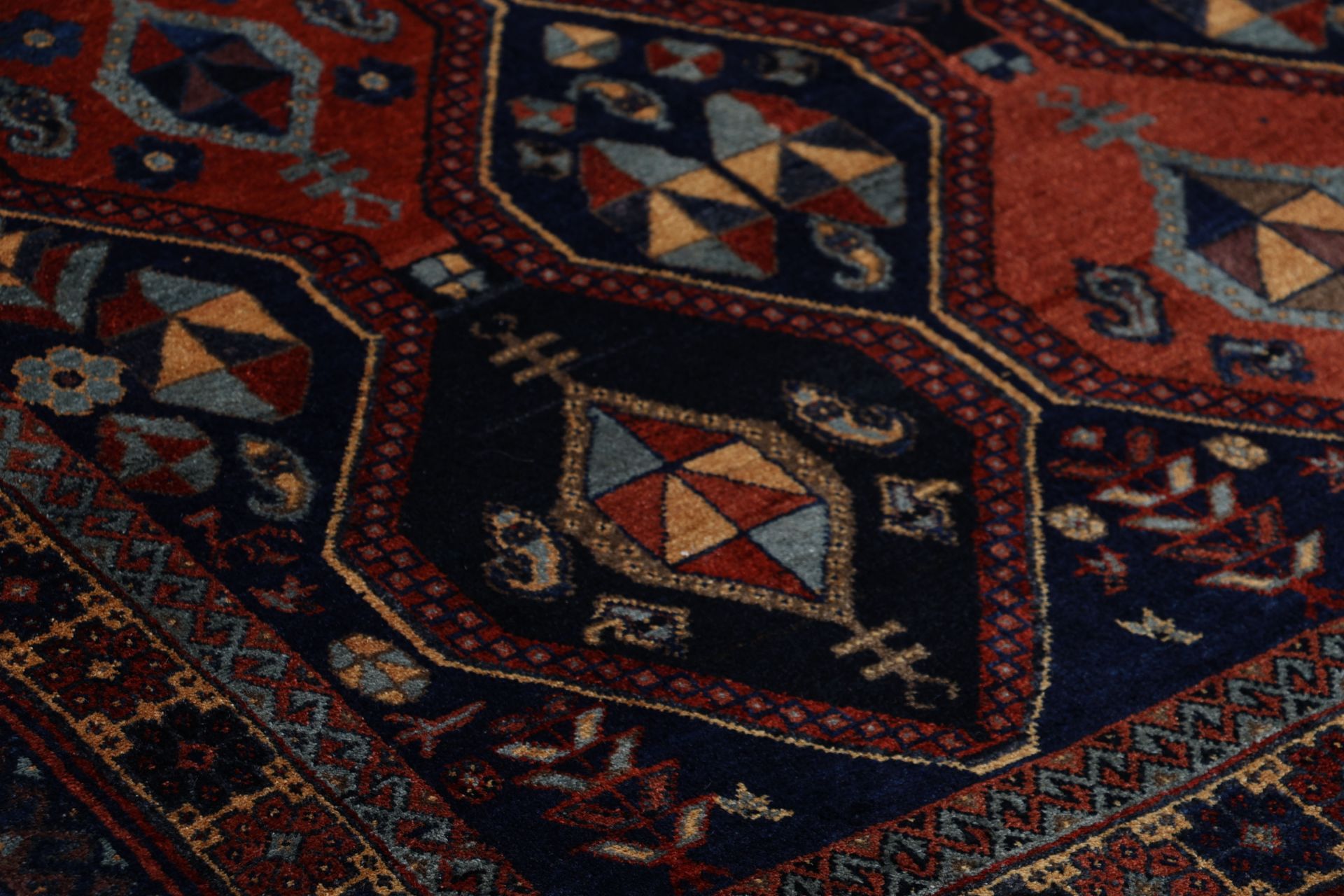 Handgeknüpfter Afshar Perserteppich, 160 × 234 cm, Wolle