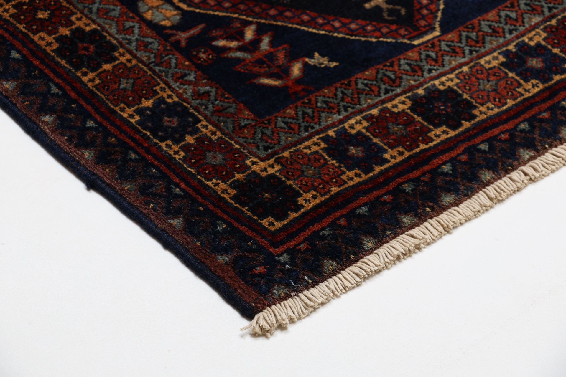 Handgeknüpfter Afshar Perserteppich, 160 × 234 cm, Wolle