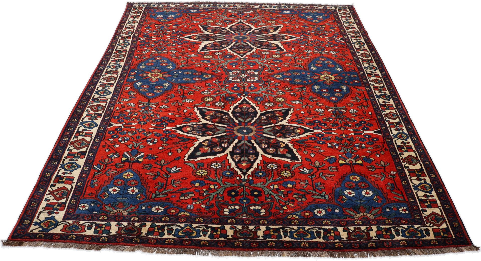 Perserteppich 175 × 217 cm aus Wolle, handgeknüpft