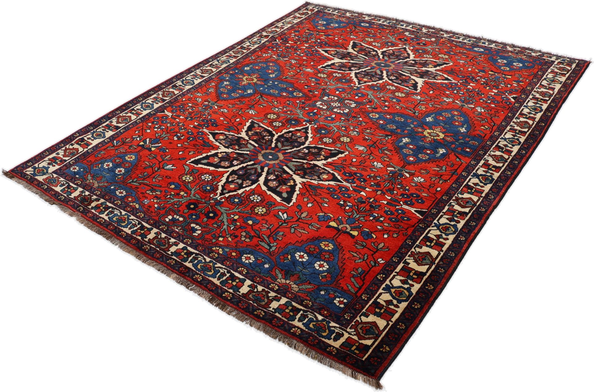 Perserteppich 175 × 217 cm aus Wolle, handgeknüpft