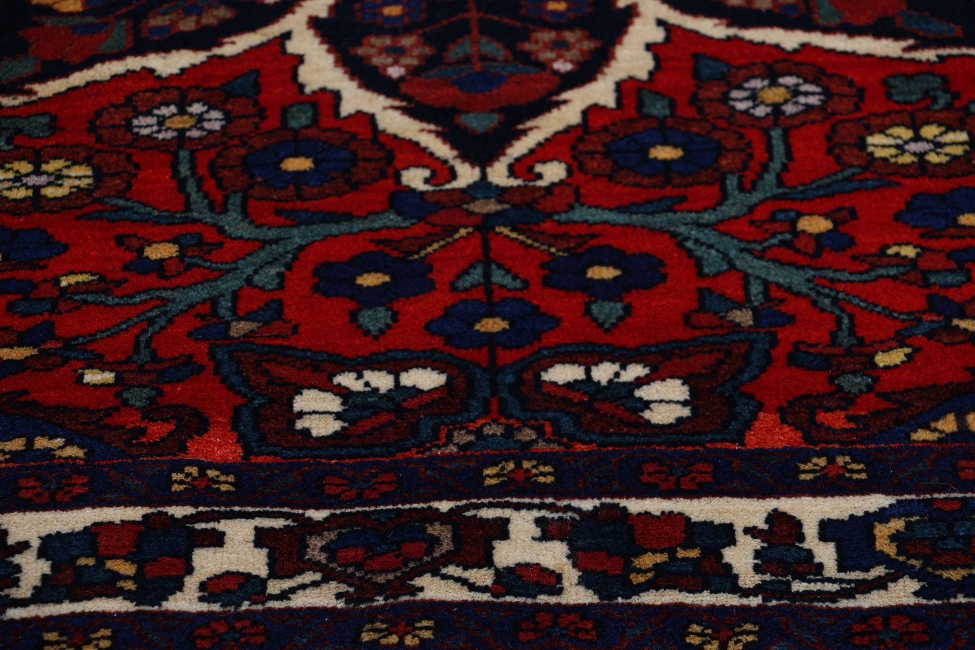 Perserteppich 175 × 217 cm aus Wolle, handgeknüpft