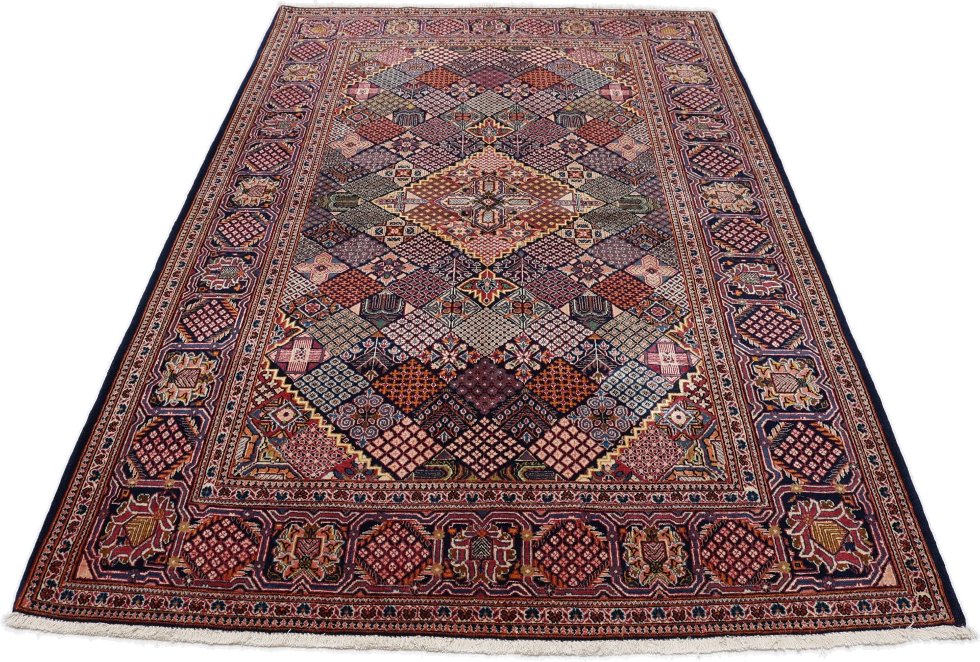 Kashan Perserteppich aus Iran, 137 × 222 cm