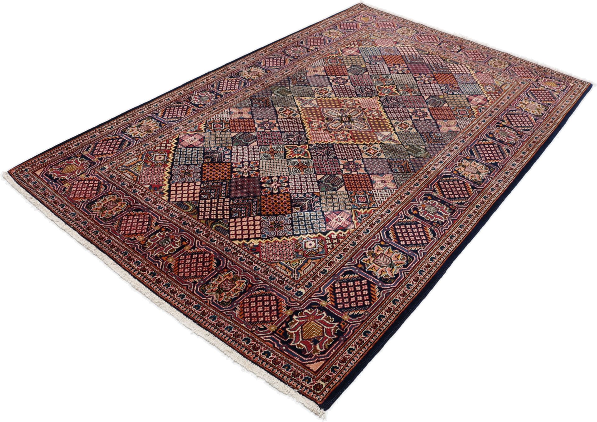 Kashan Perserteppich aus Iran, 137 × 222 cm