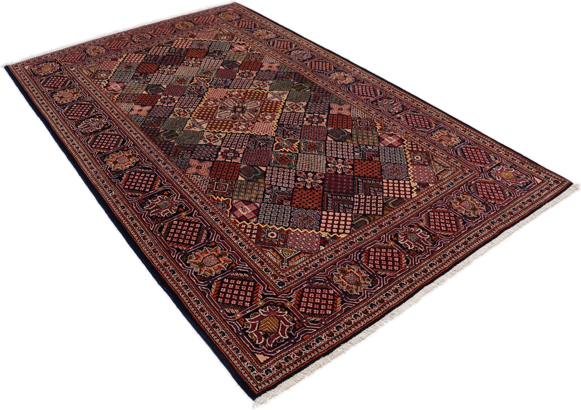 Kashan Perserteppich aus Iran, 137 × 222 cm