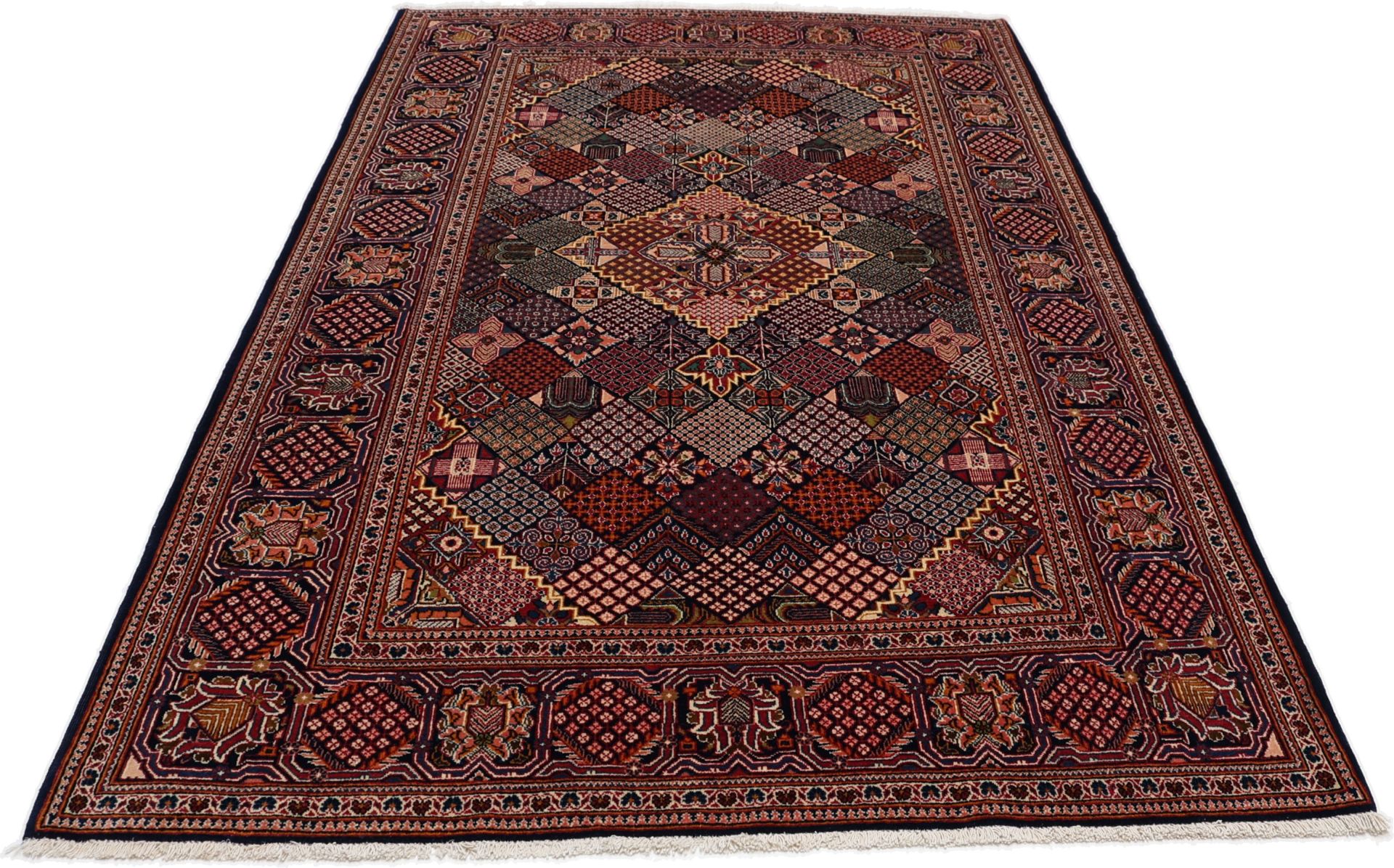 Kashan Perserteppich aus Iran, 137 × 222 cm