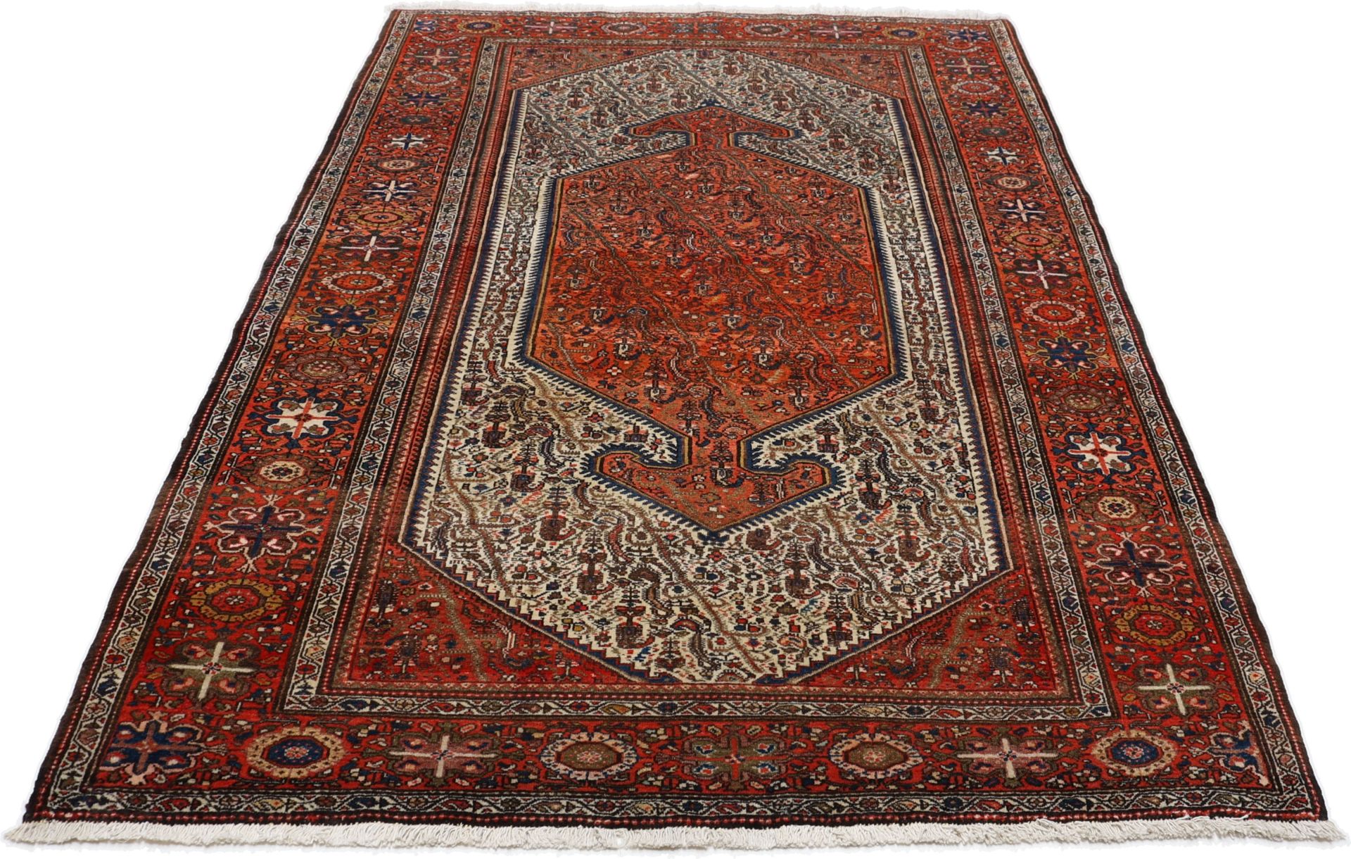 Farahan Perserteppich antik, 138 × 202 cm, Wolle