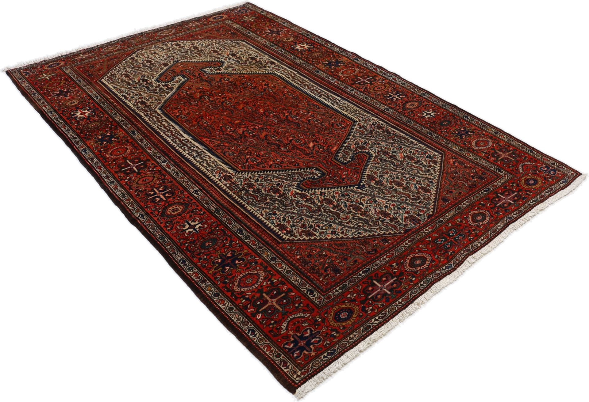 Farahan Perserteppich antik, 138 × 202 cm, Wolle