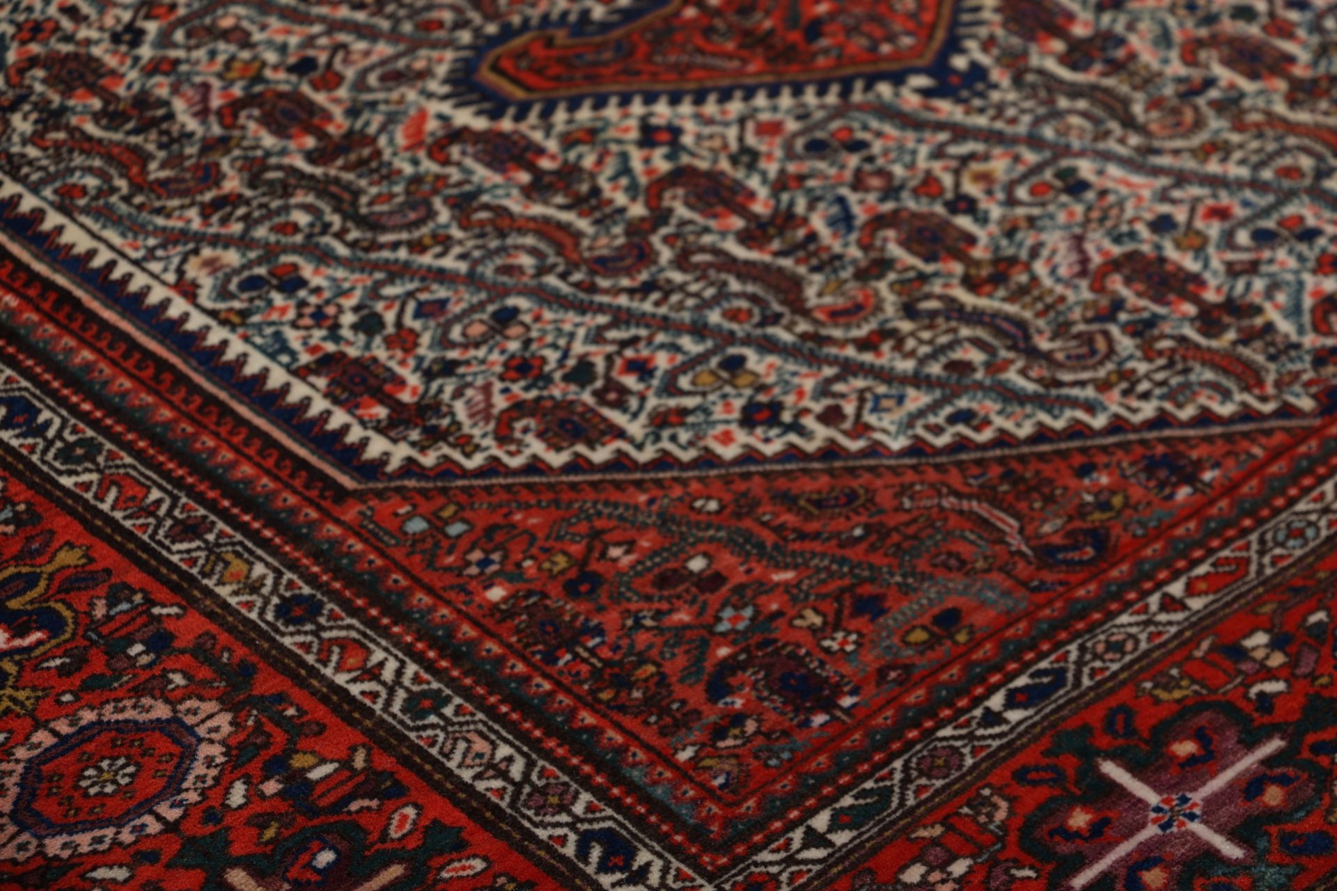 Farahan Perserteppich antik, 138 × 202 cm, Wolle