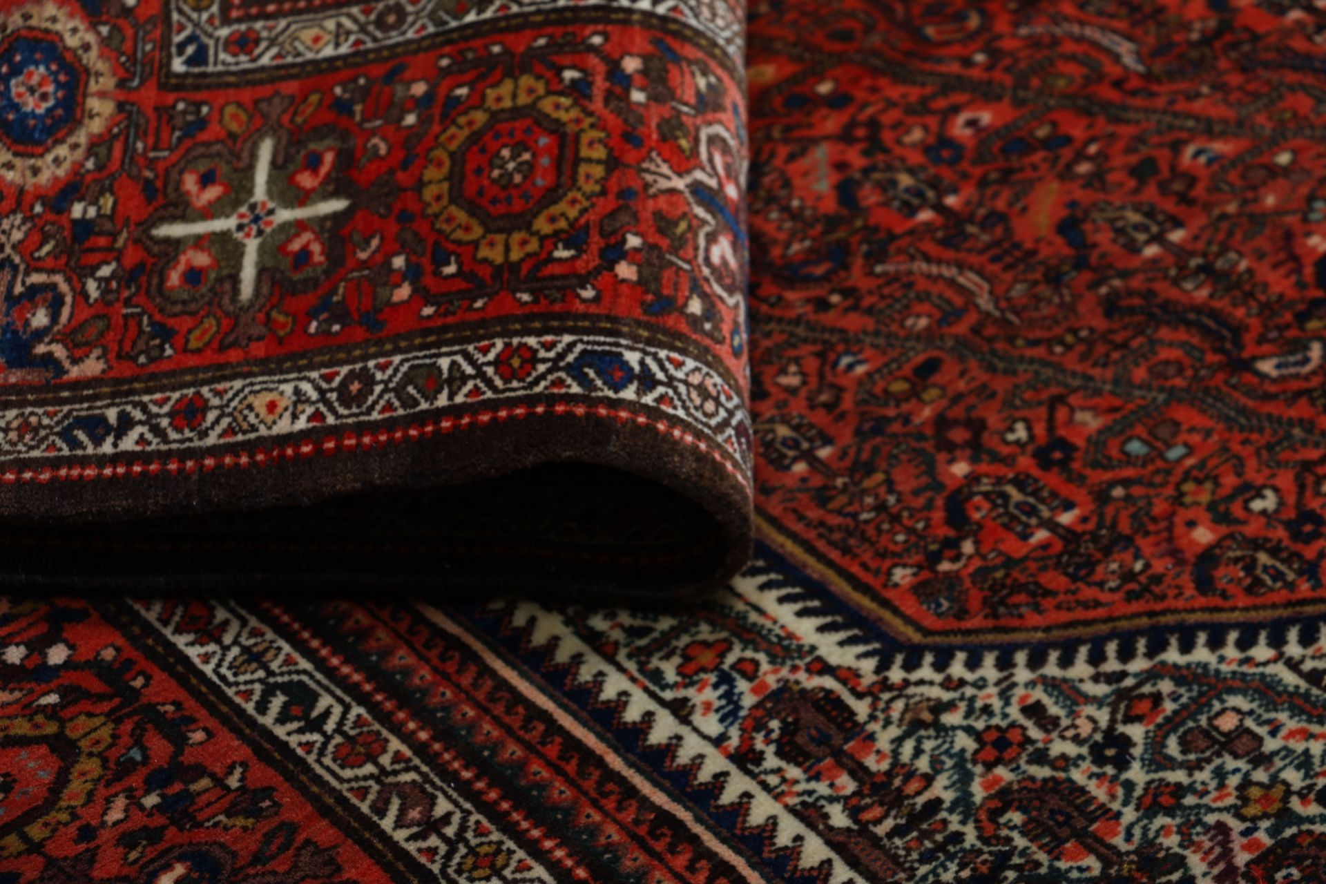 Farahan Perserteppich antik, 138 × 202 cm, Wolle