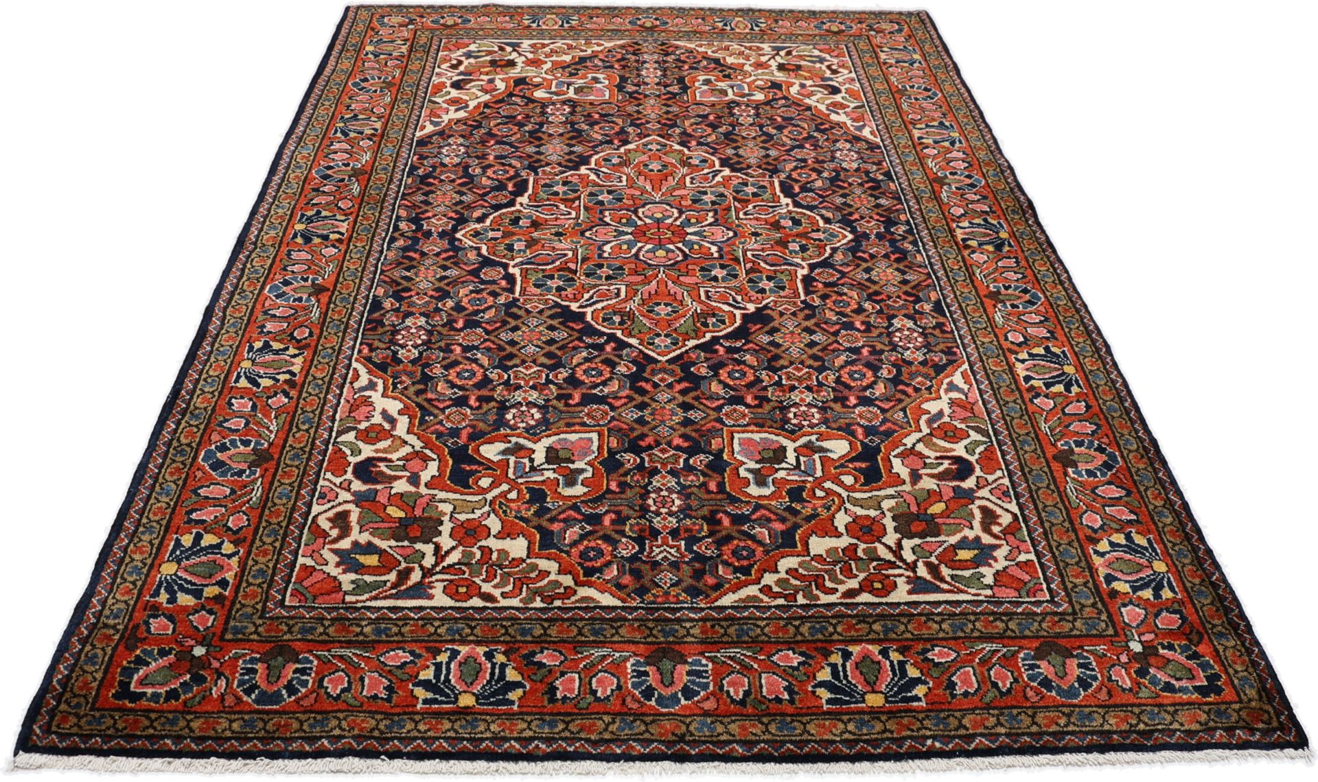 Antiker Perserteppich, 144 × 210 cm, Wolle