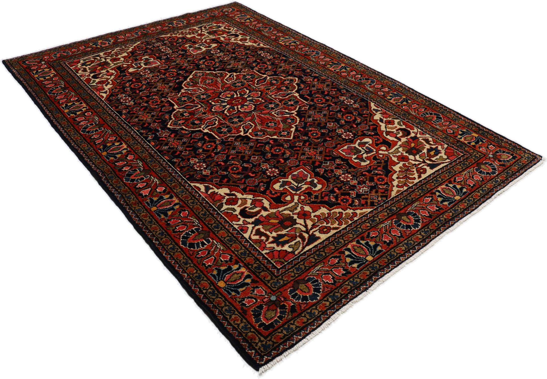 Antiker Perserteppich, 144 × 210 cm, Wolle