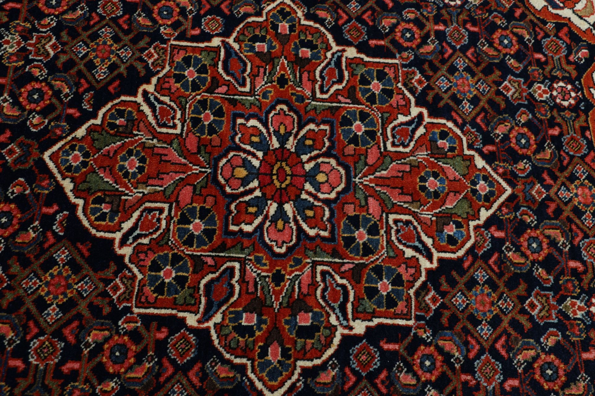 Antiker Perserteppich, 144 × 210 cm, Wolle