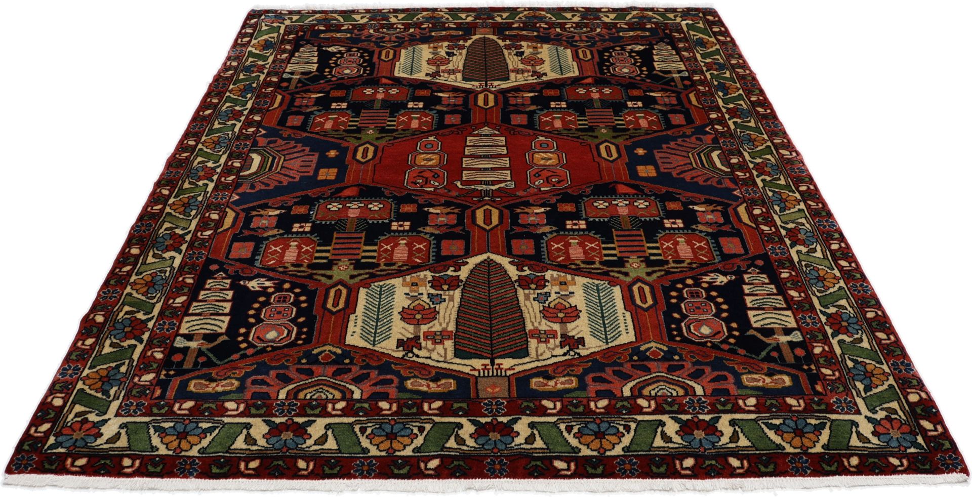 Perserteppich aus Iran, 150 × 185 cm