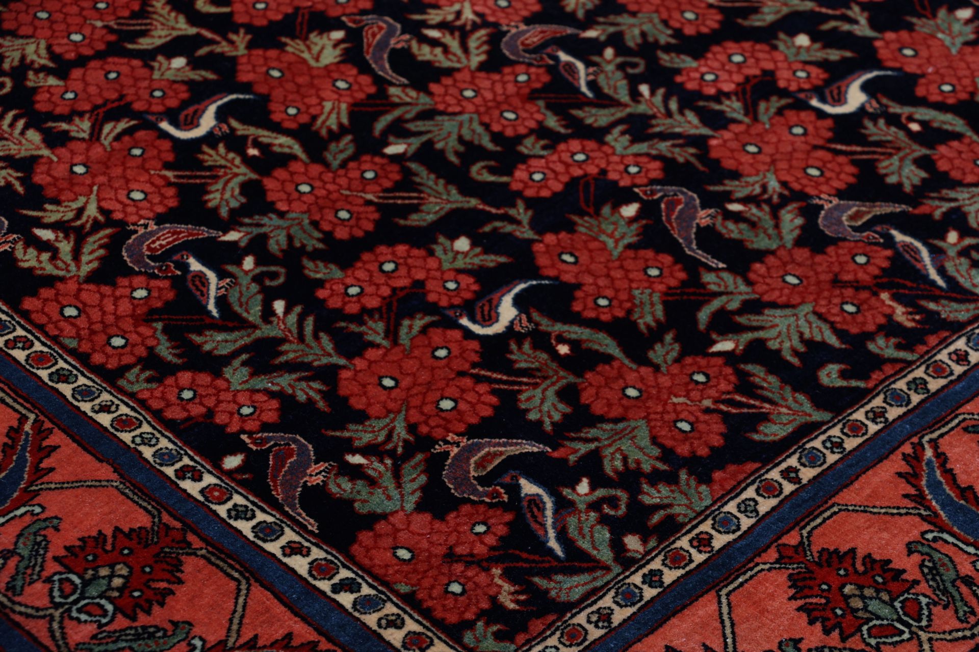 Bijar Perserteppich antik, 145 × 210 cm, Wolle