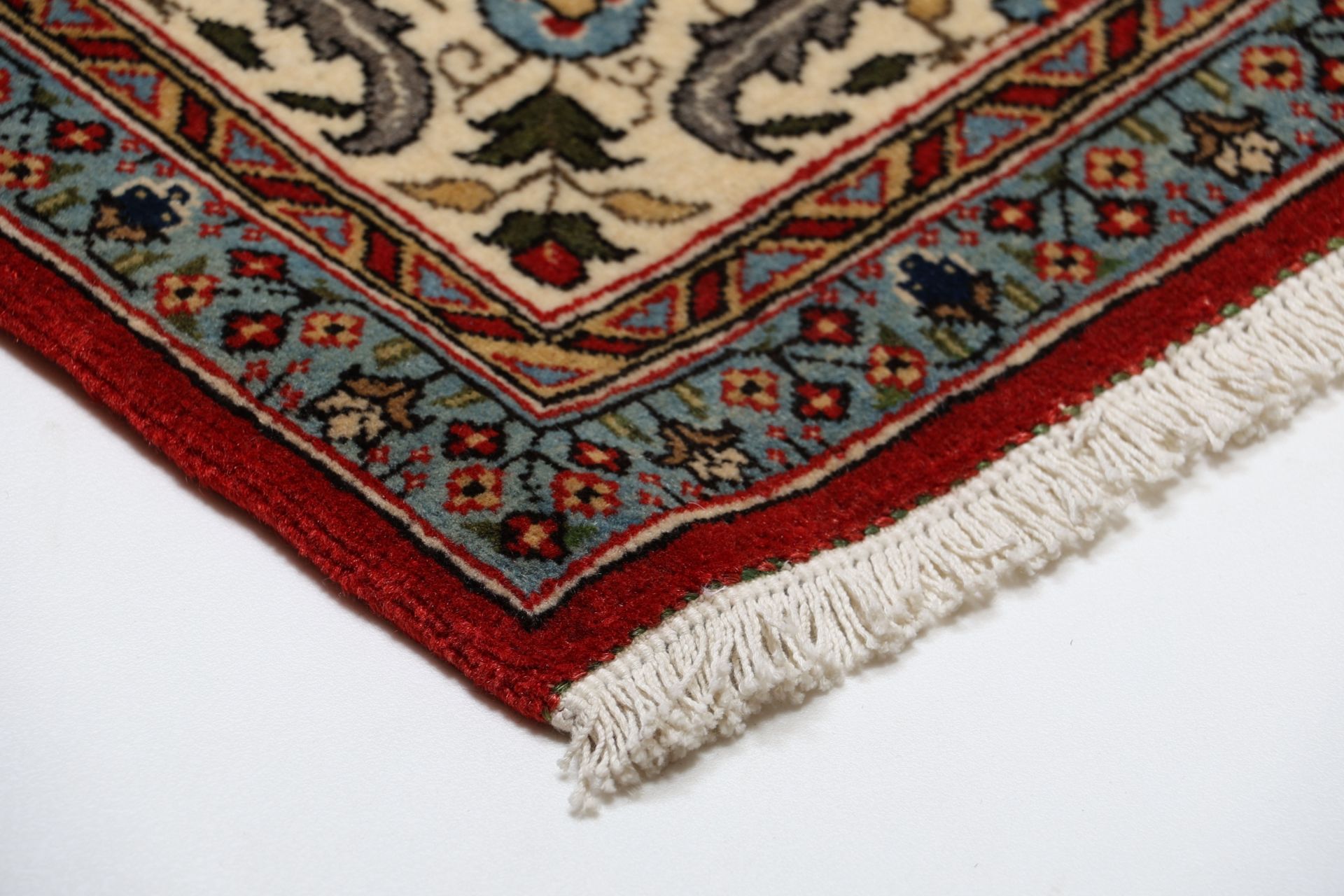 Ghom Perserteppich aus Iran, 140 × 220 cm