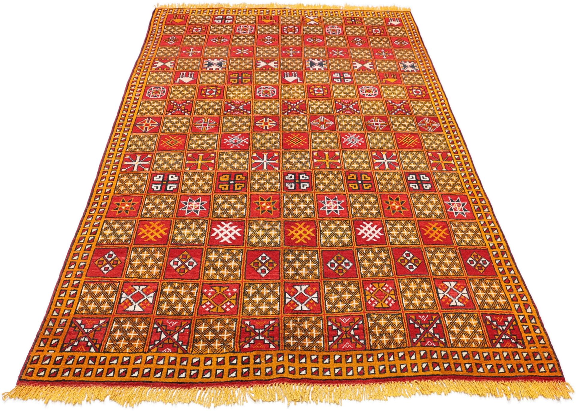 Orientteppich 151 × 192 cm aus Wolle, handgeknüpft