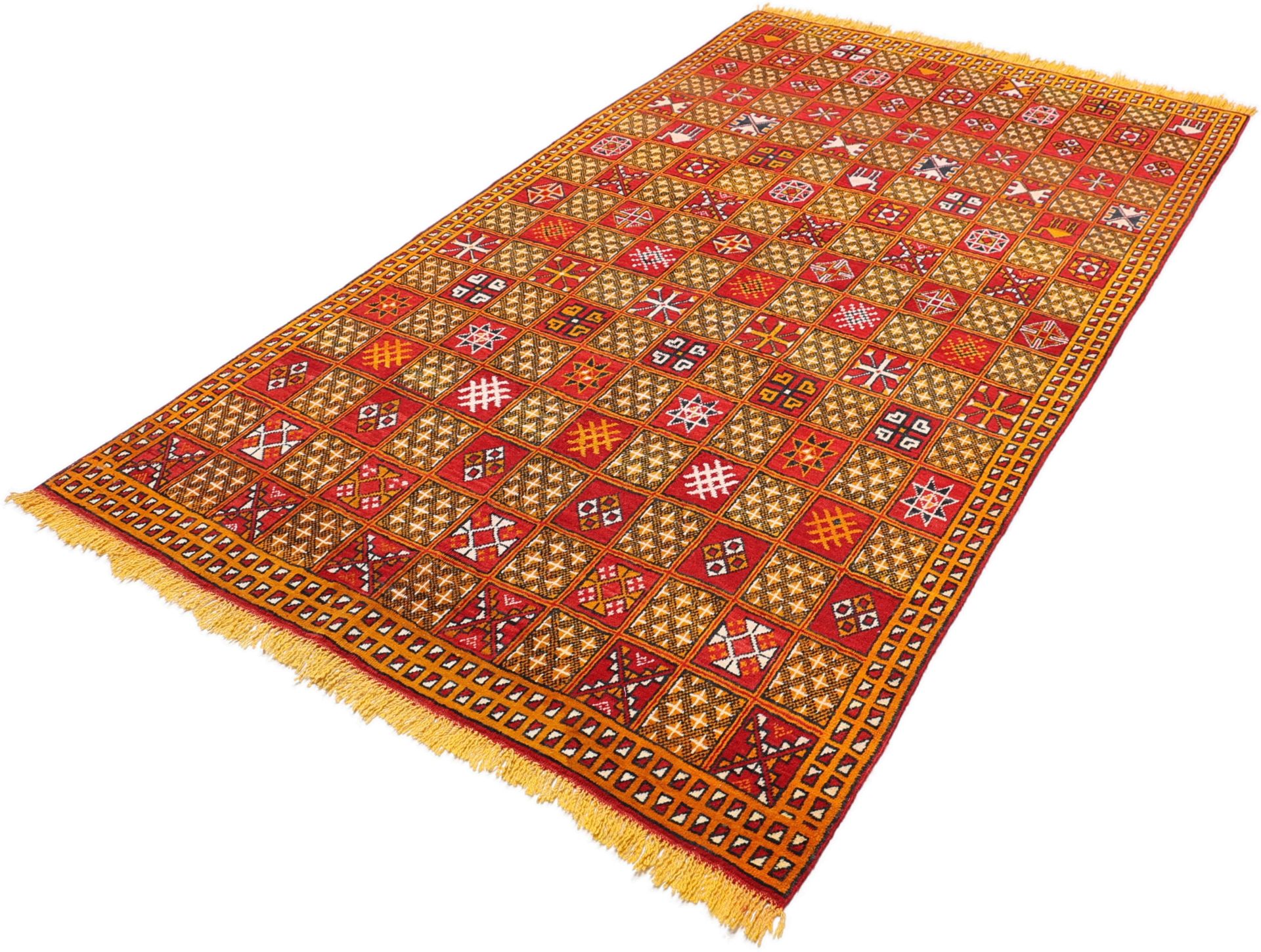 Orientteppich 151 × 192 cm aus Wolle, handgeknüpft