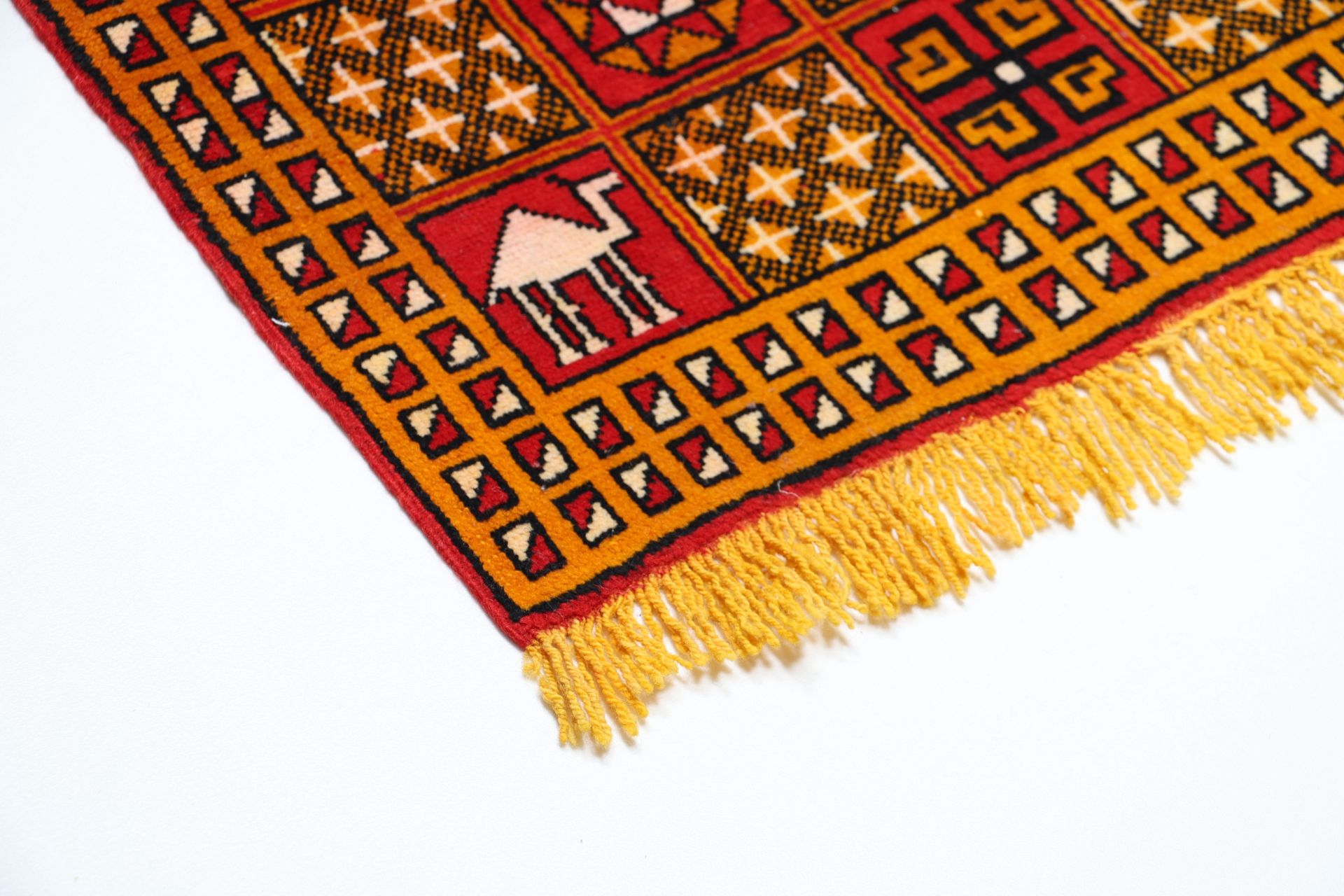 Orientteppich 151 × 192 cm aus Wolle, handgeknüpft
