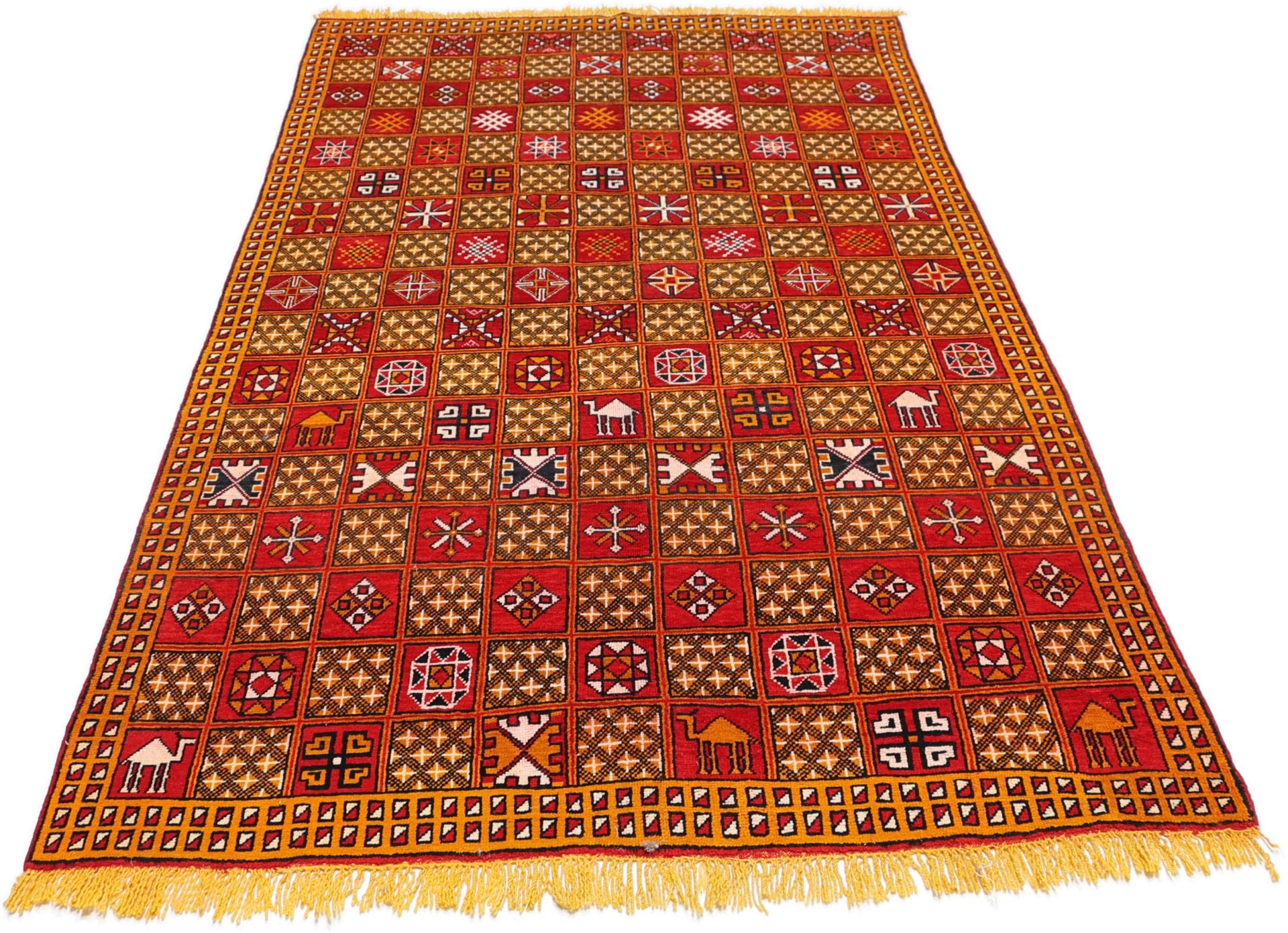 Orientteppich 151 × 192 cm aus Wolle, handgeknüpft